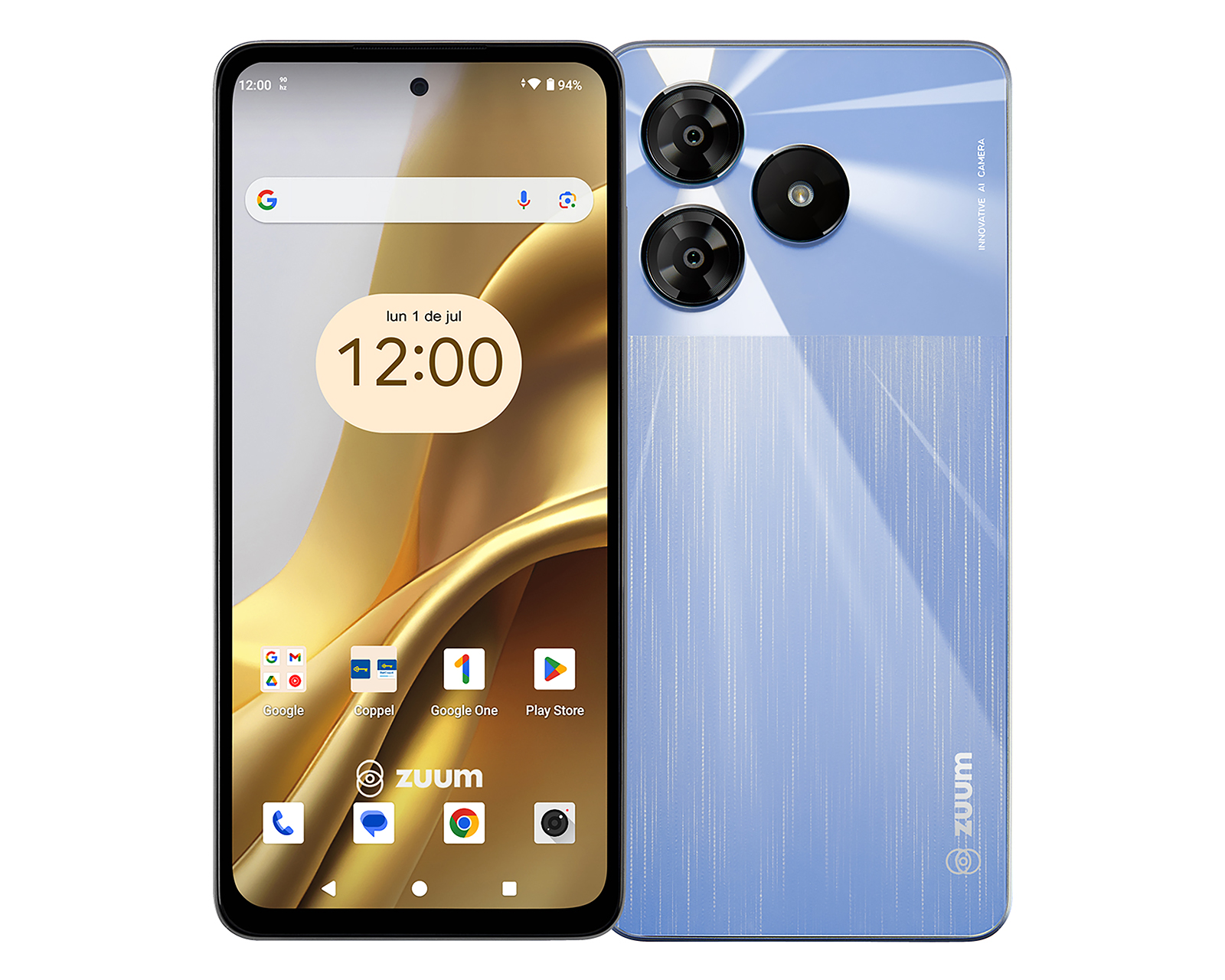 Celular Zuum Liberado Aura Z1 128 GB Azul