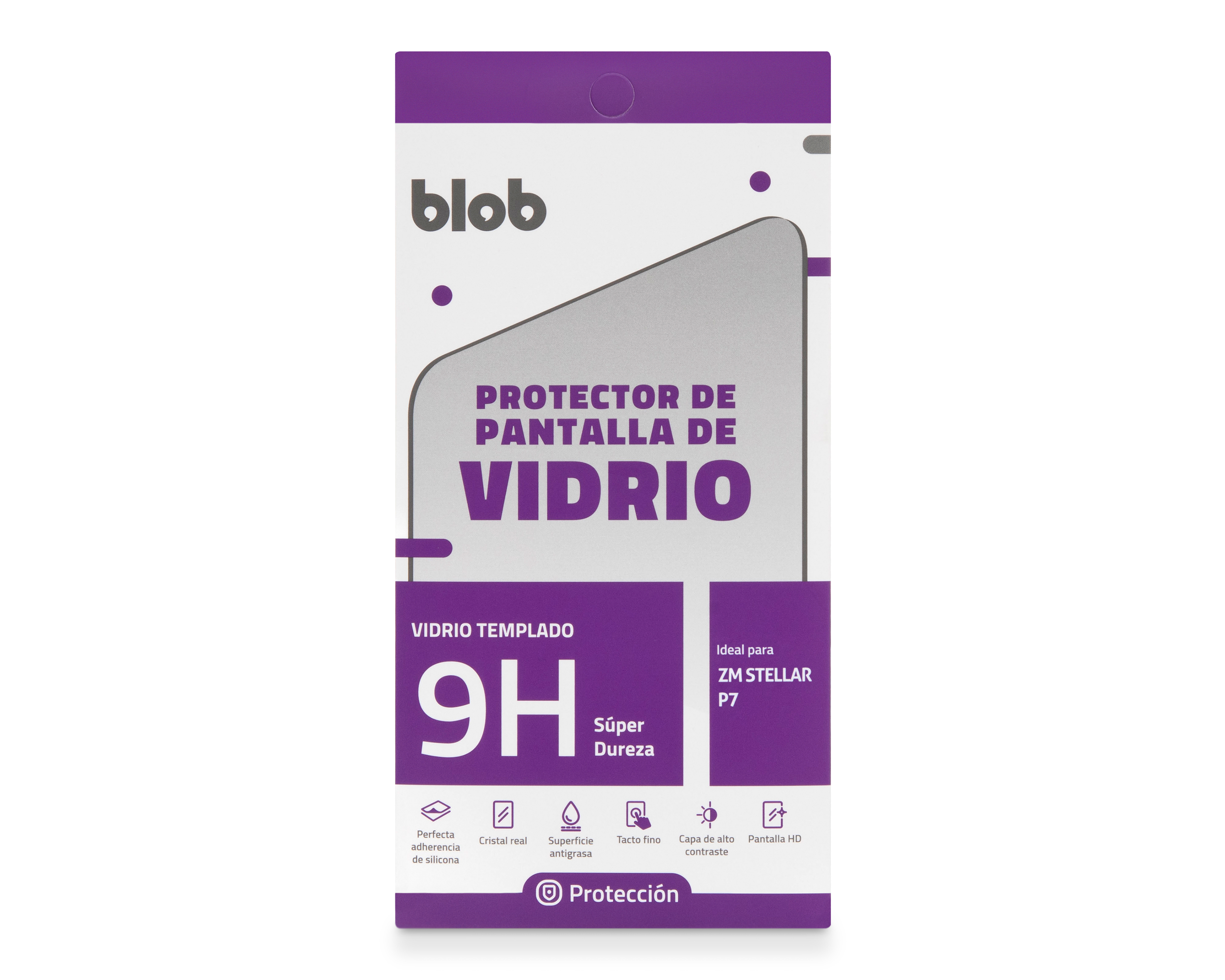 Foto 2 pulgar | Foto 1 | Protector de Pantalla Blob para Zuum Stellar P7