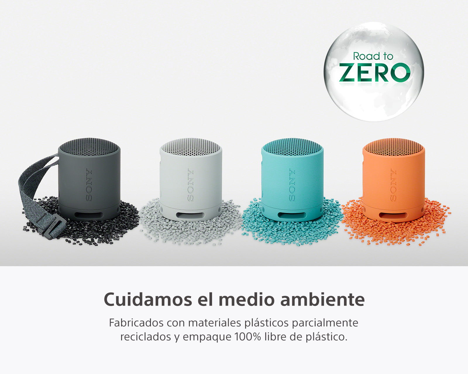 Foto 2 | Foto 10 | Bocina Bluetooth Portátil Sony SRS-XB100/HCLA Resistente al Agua y Polvo