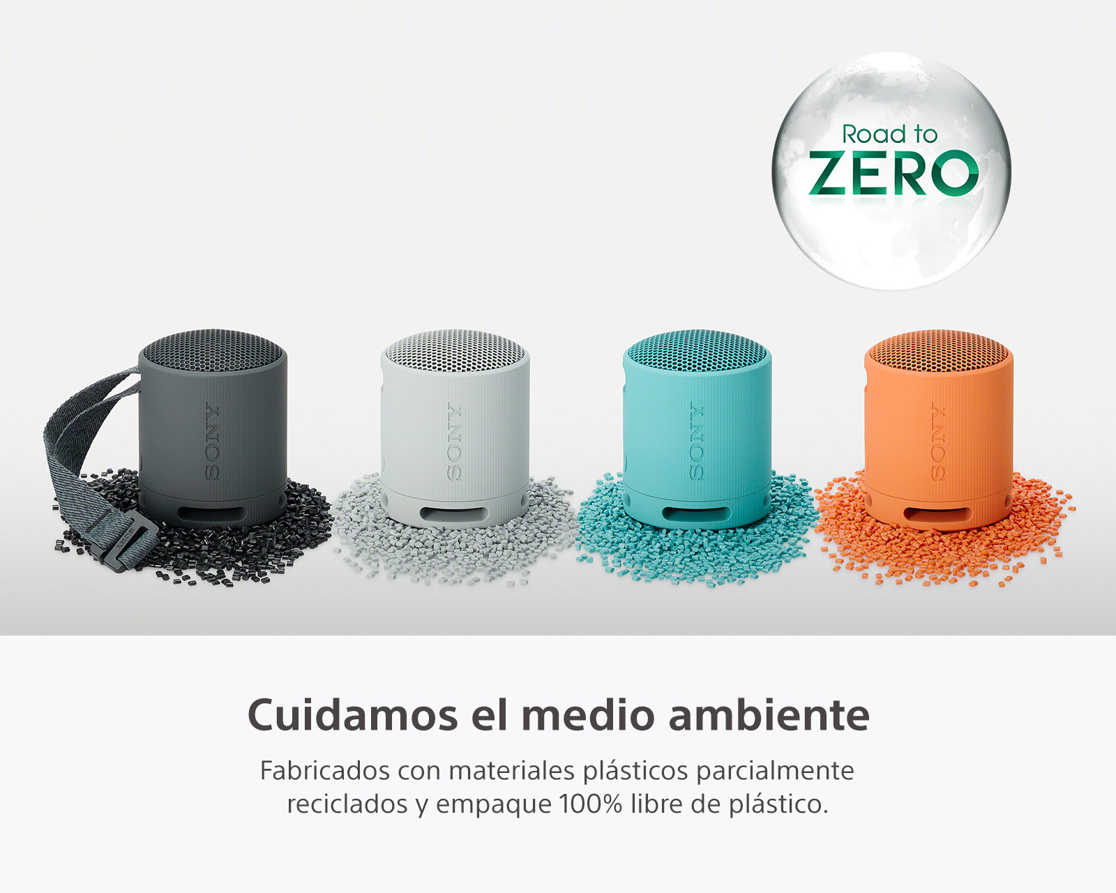 Foto 2 | Foto 10 | Bocina Bluetooth Portátil Sony SRS-XB100/LCLA Resistente al Agua y Polvo