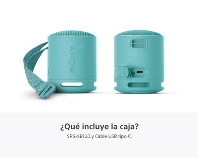 Foto 7 | Foto 6 | Bocina Bluetooth Portátil Sony SRS-XB100/LCLA Resistente al Agua y Polvo