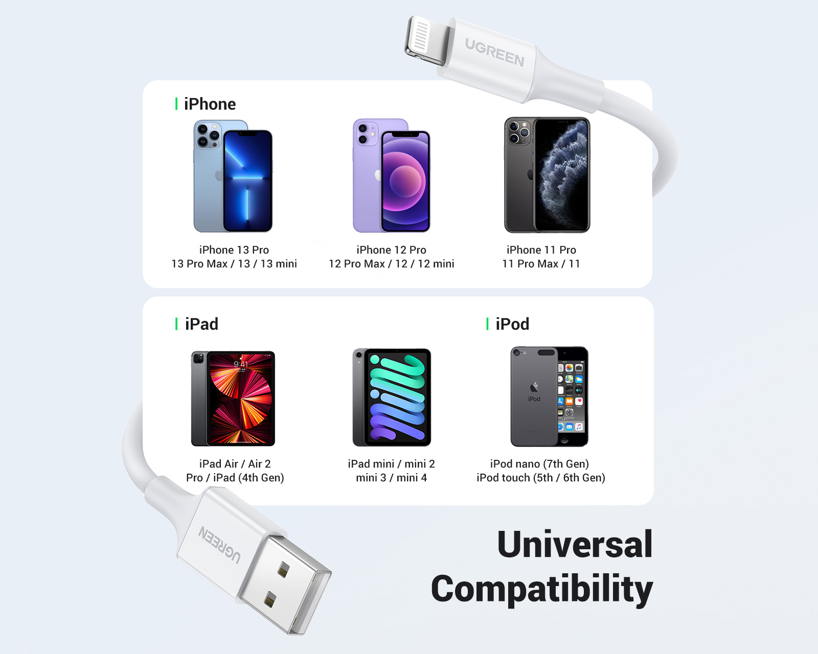 Foto 4 | Foto 4 | Cable Lightning a USB-A Ugreen 1 M