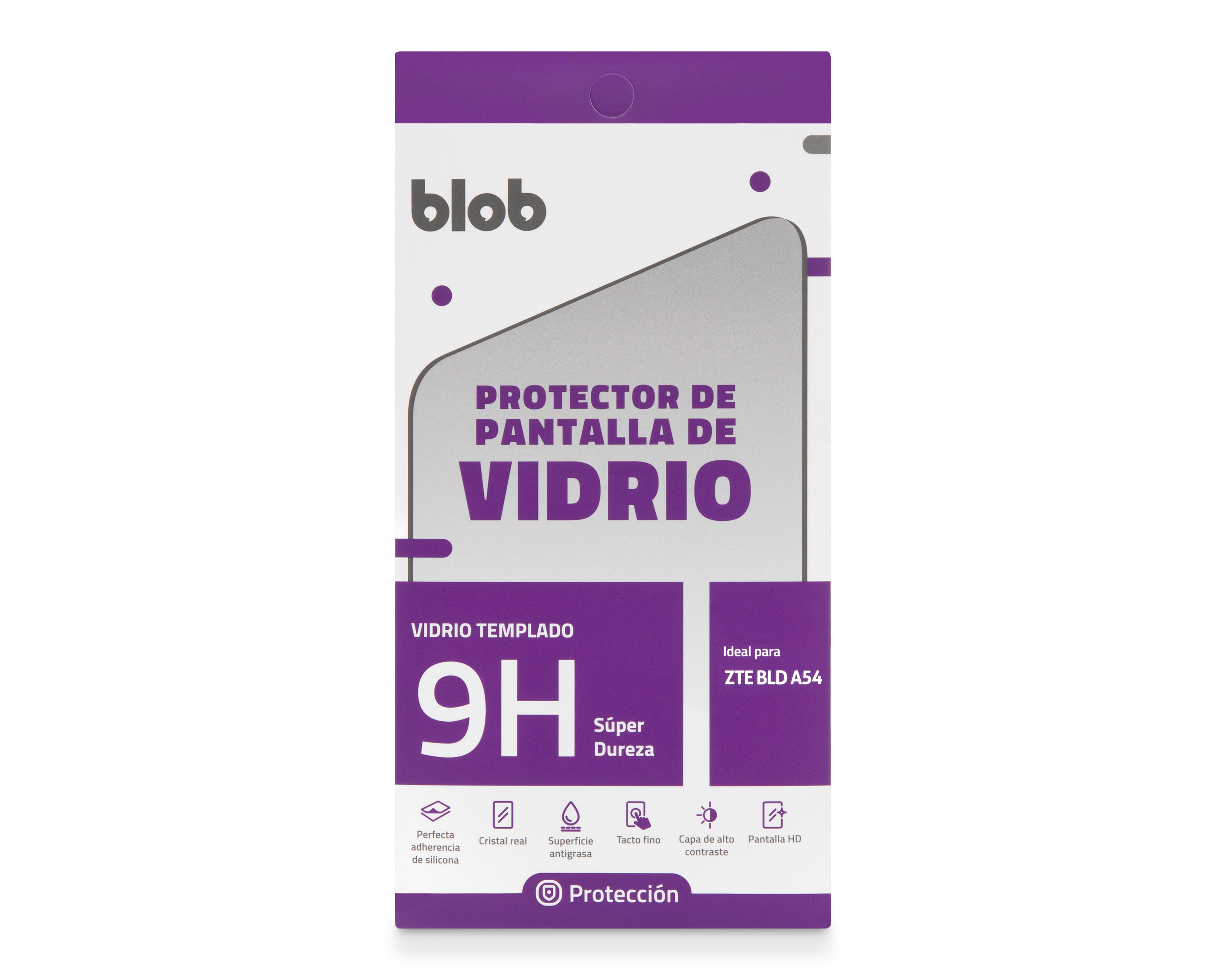 Foto 2 pulgar | Foto 1 | Protector de Pantalla Blob para ZTE Blade A54
