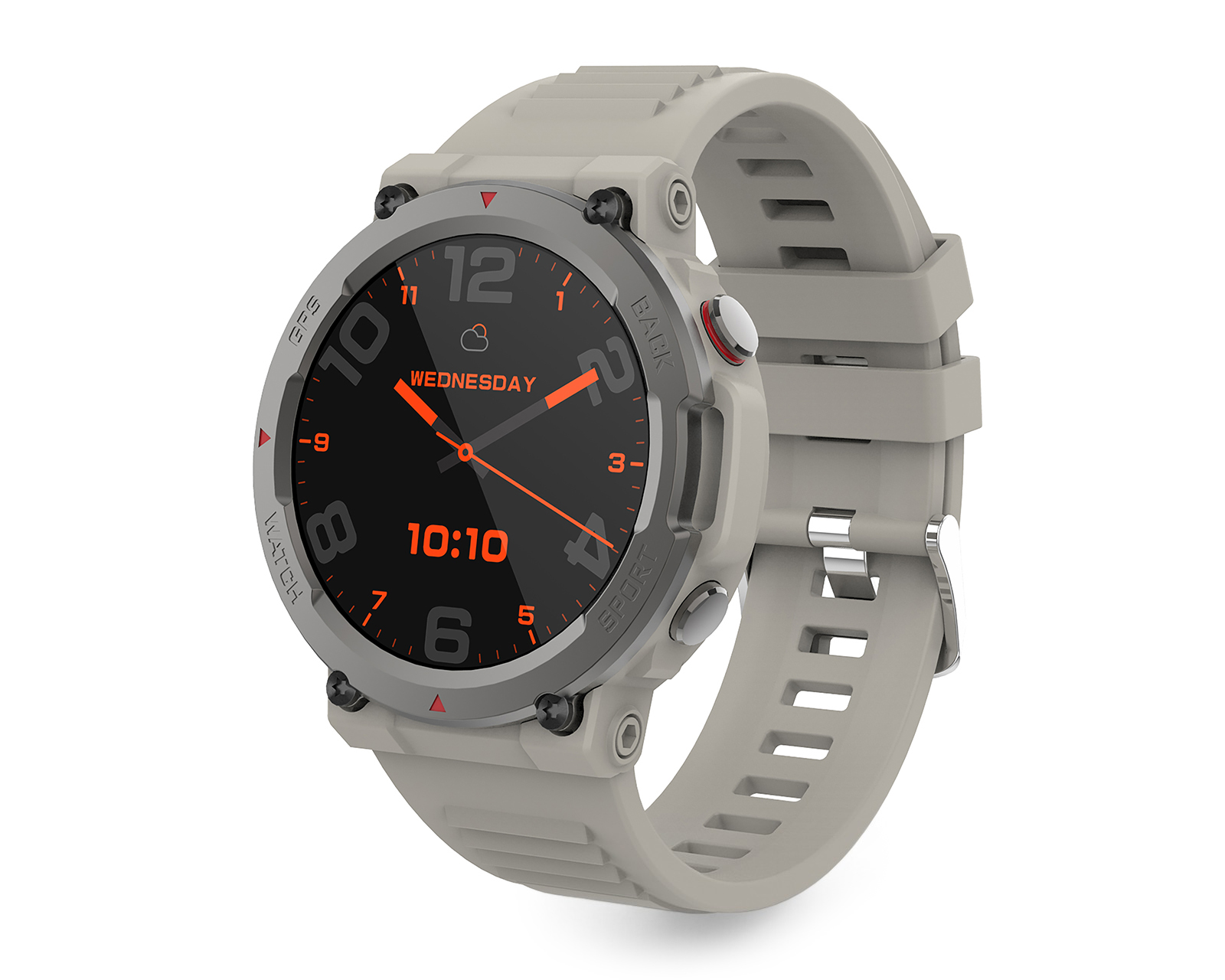 Foto 3 pulgar | Foto 2 | Smartwatch EVL Pro SW190 Resistente al Agua Gris