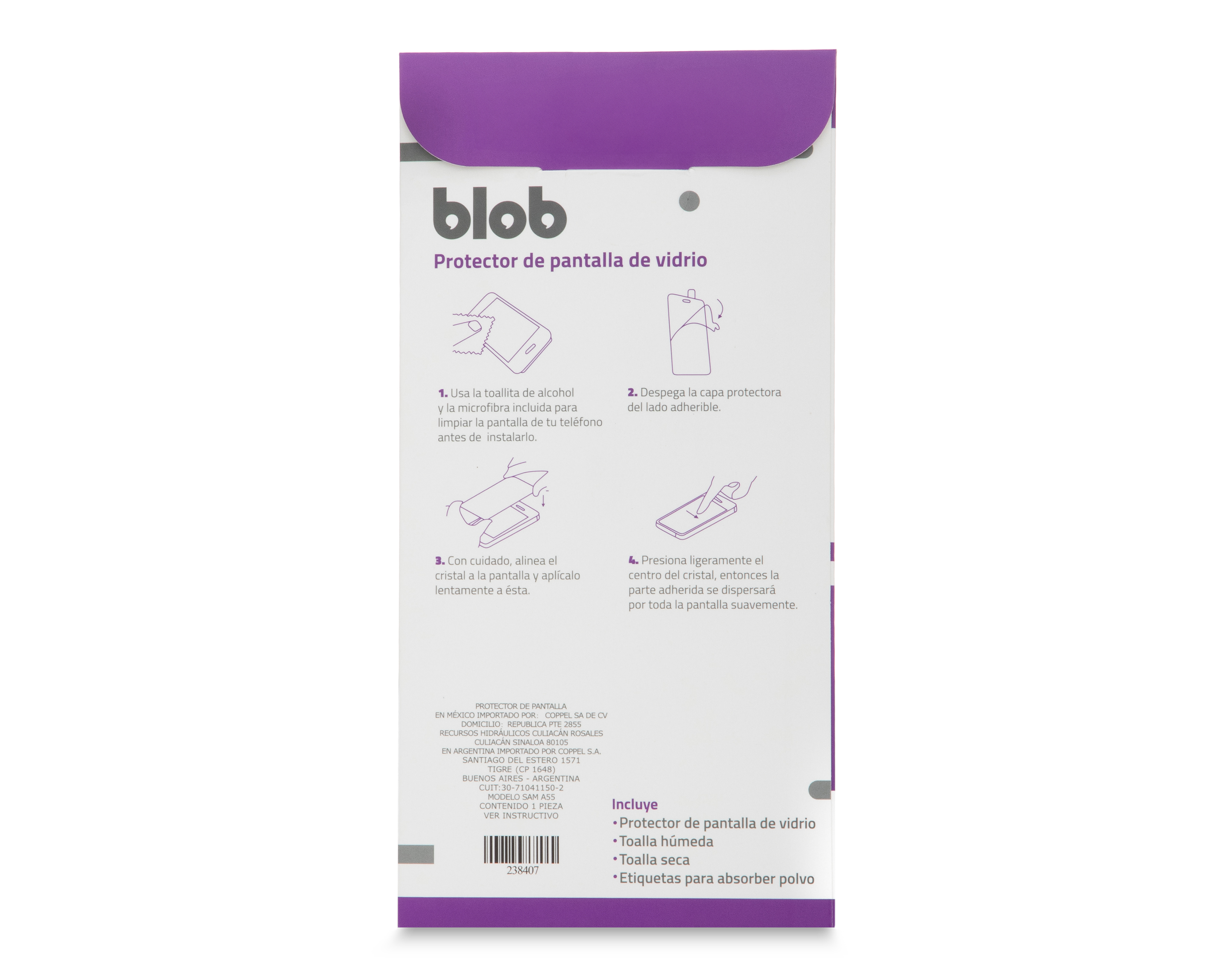 Foto 2 | Foto 2 | Protector de Pantalla Blob para Samsung A55