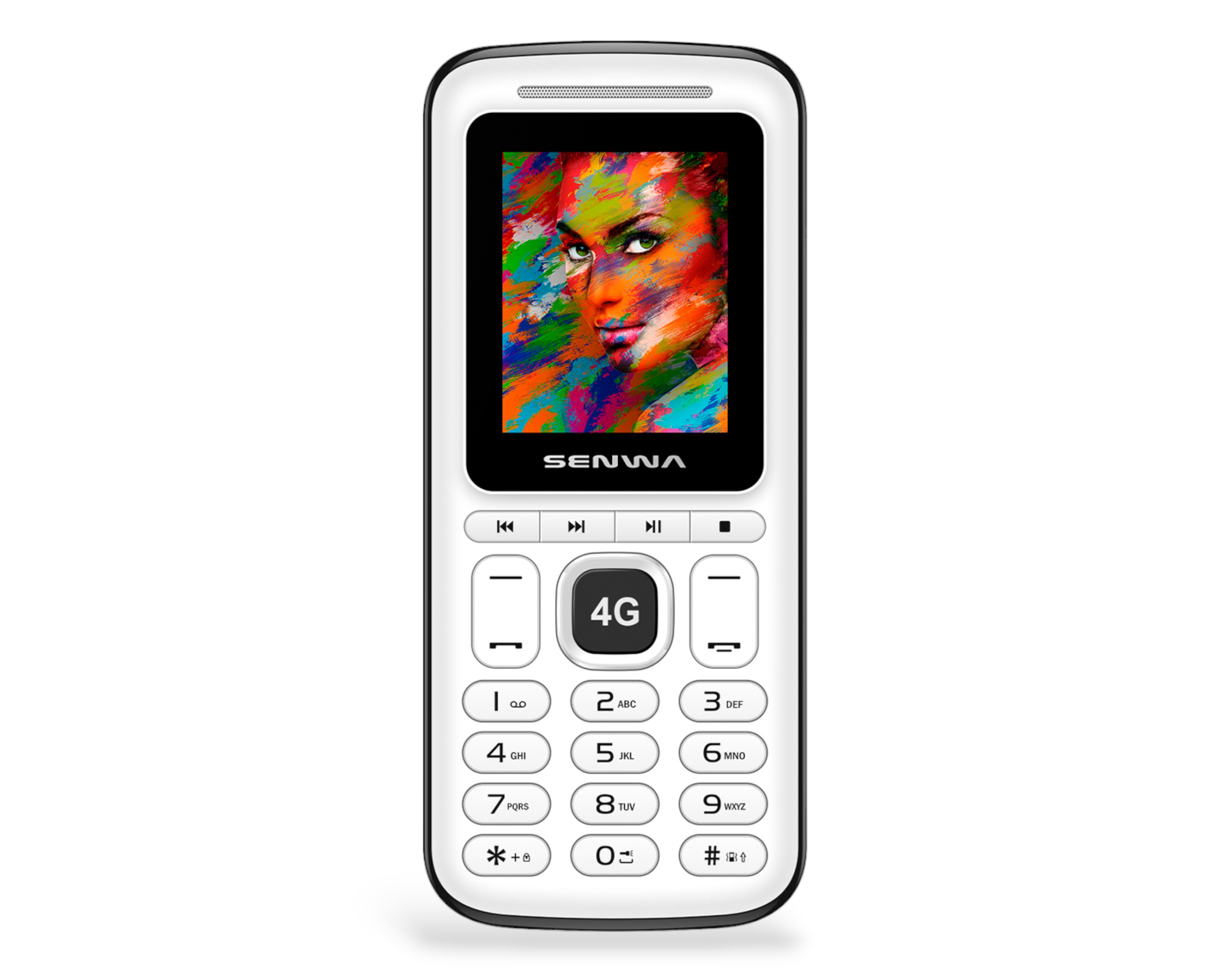 Foto 3 | Foto 3 | Telcel Senwa Volte 128 MB Blanco y Negro