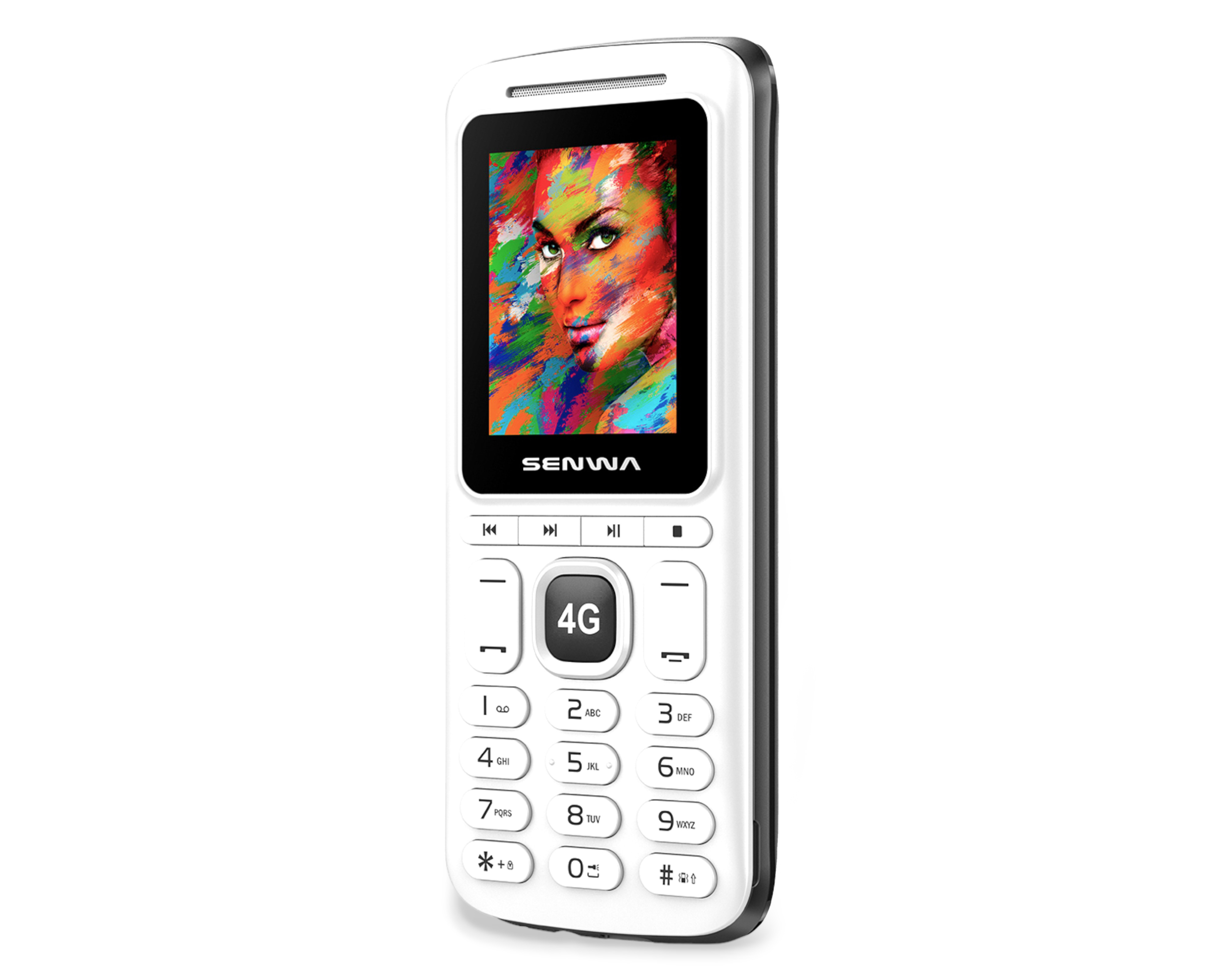 Foto 4 | Foto 4 | Telcel Senwa Volte 128 MB Blanco y Negro