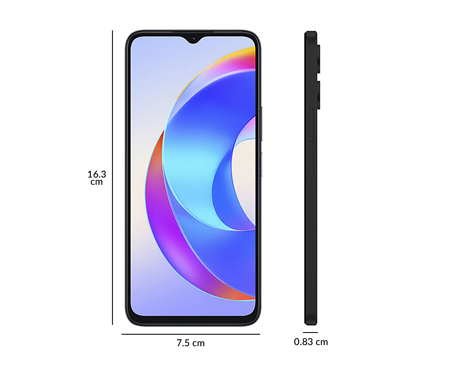 Foto 7 pulgar | Foto 6 | Celular Honor Liberado X5 Plus 64 GB Negro
