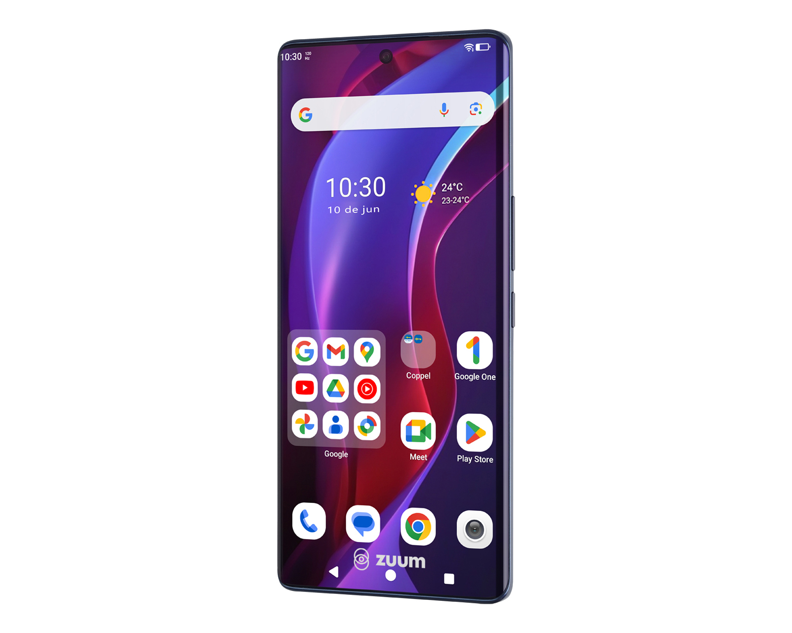 Foto 5 pulgar | Foto 4 | Celular Zuum Liberado Sens Curve 256 GB Morado