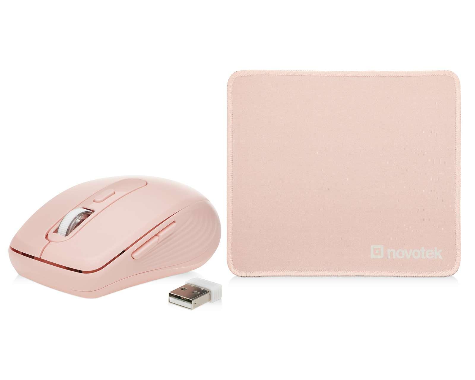 Combo de Tapete y Mouse Inalámbrico Novotek MPO-001 2 Piezas