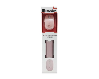 Foto 5 | Foto 5 | Combo de Tapete y Mouse Inalámbrico Novotek MPO-001 2 Piezas