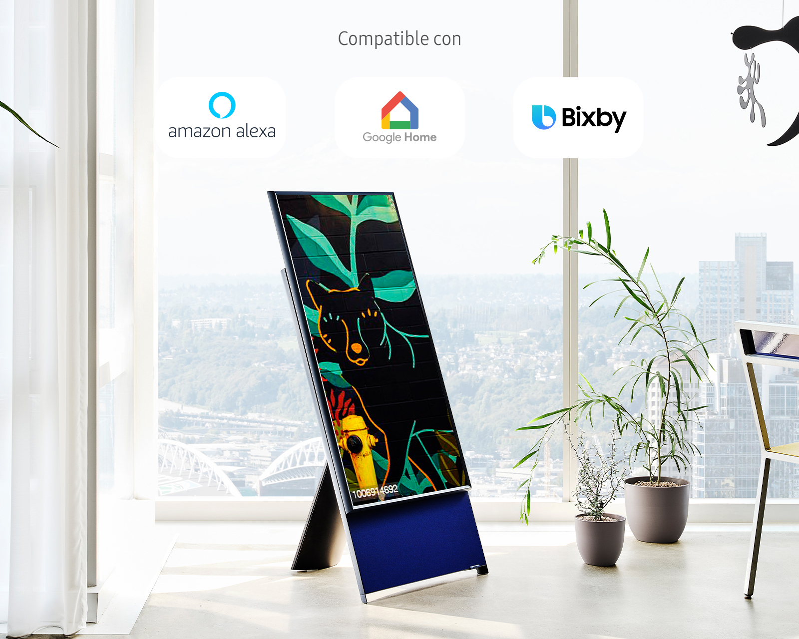 Foto 9 pulgar | Foto 8 | Pantalla Smart TV Samsung QLED 43 Pulgadas Ultra HD 4K The Sero