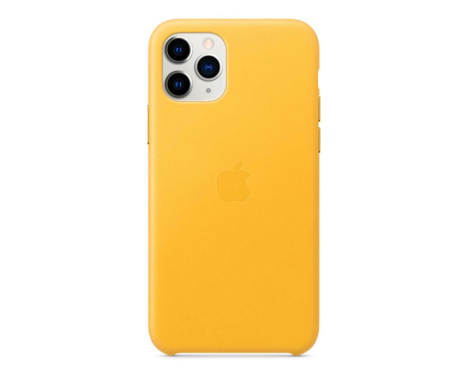 Foto 1 | Foto 1 | Funda de Piel para iPhone 11 Pro Amarillo Cítrico