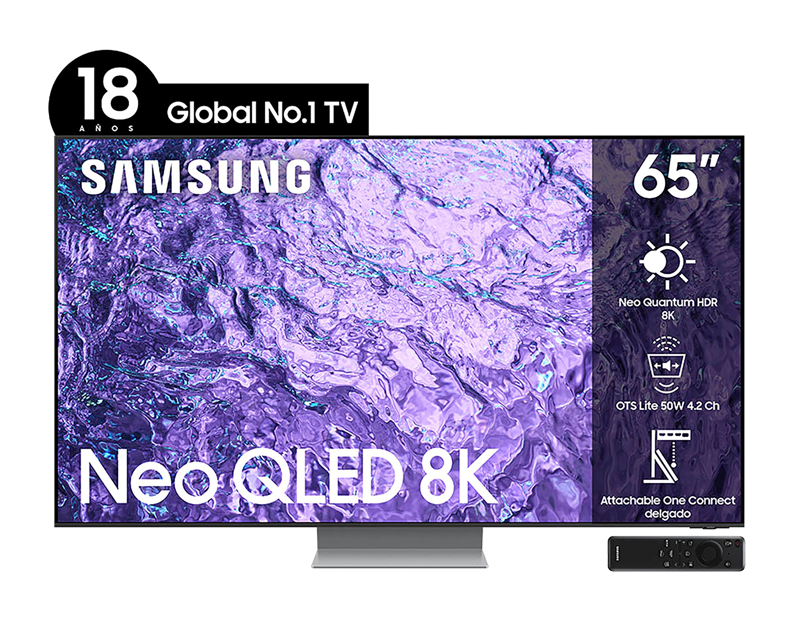 Pantalla Smart TV Samsung Neo QLED 65 Pulgadas 8K QN65QN700CFXZX