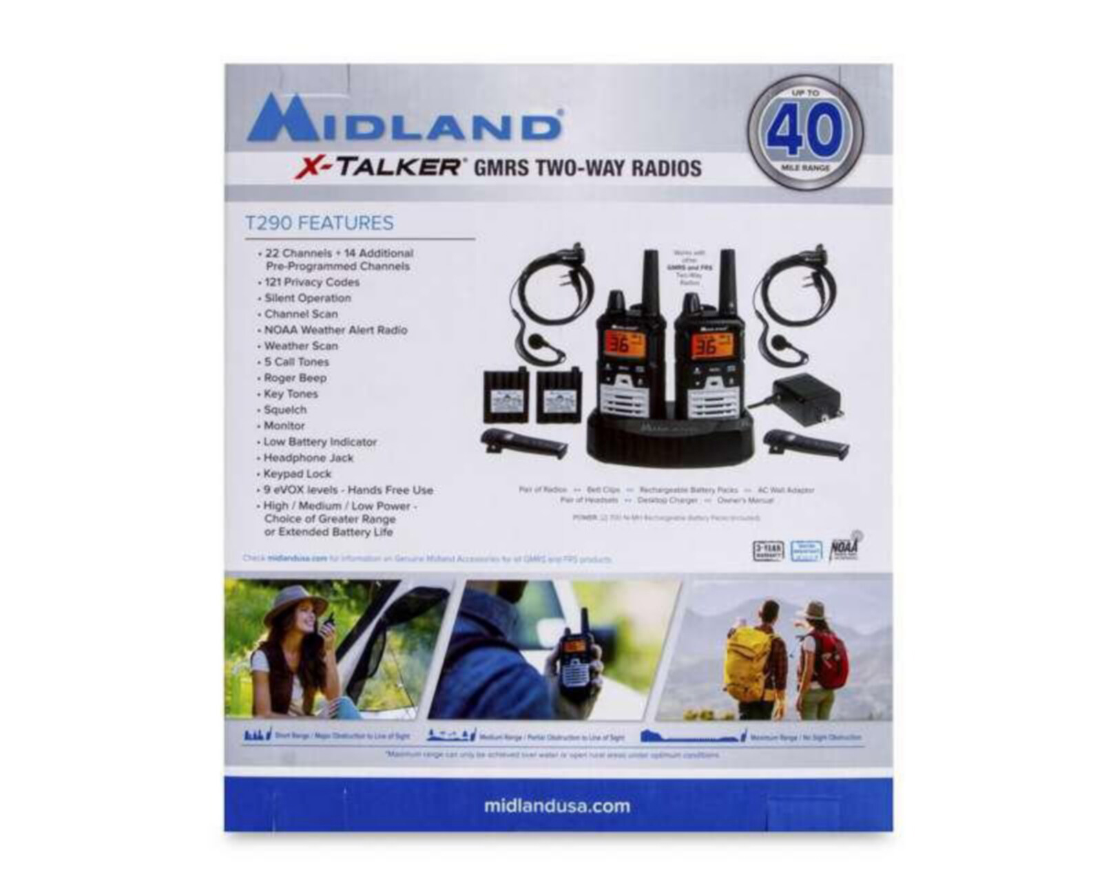 Foto 5 | Foto 5 | Radios de Comunicación Midland T290VP4 64 km