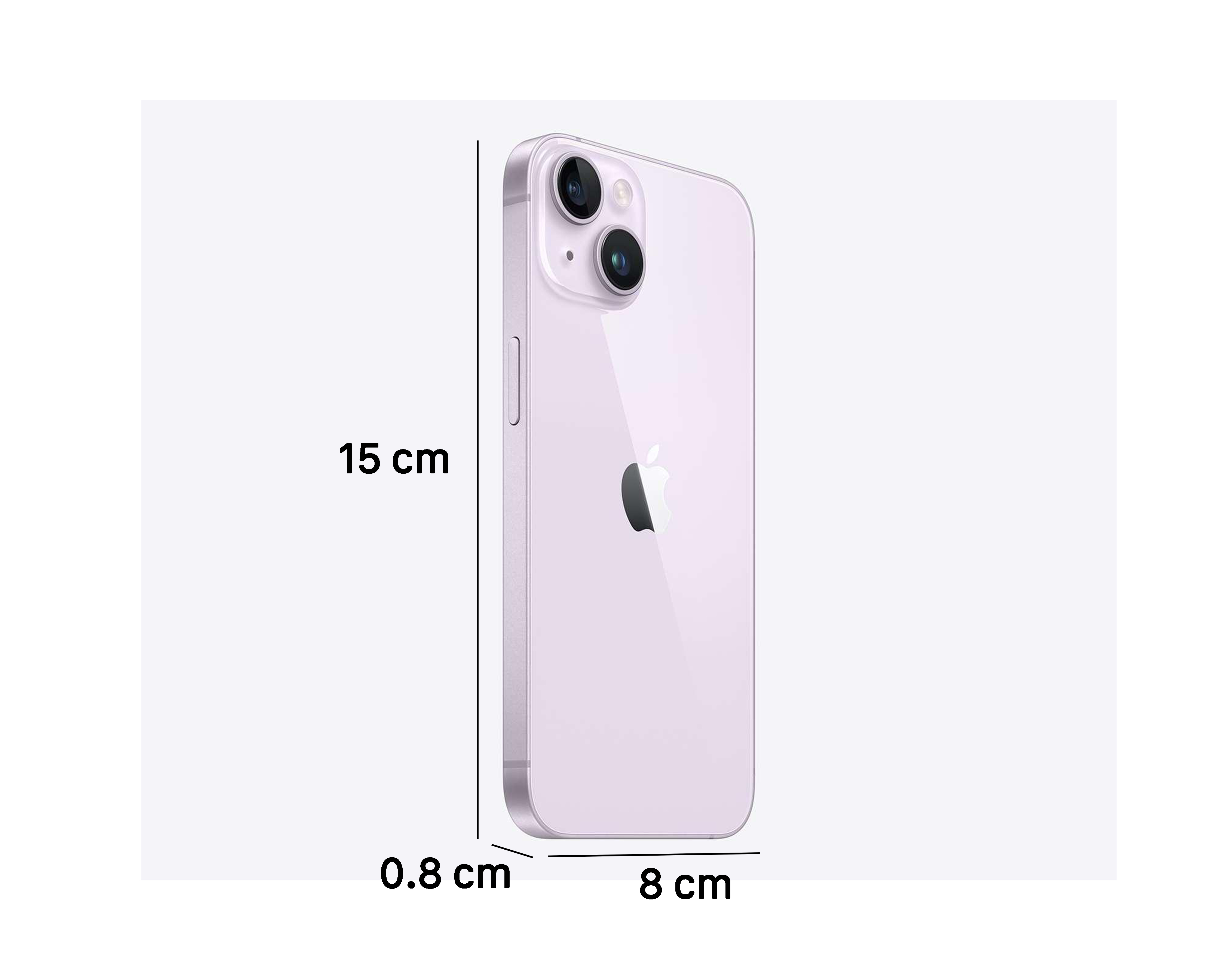 Foto 11 pulgar | Foto 10 | Celular Apple Liberado Iphone 14 256 GB Lila