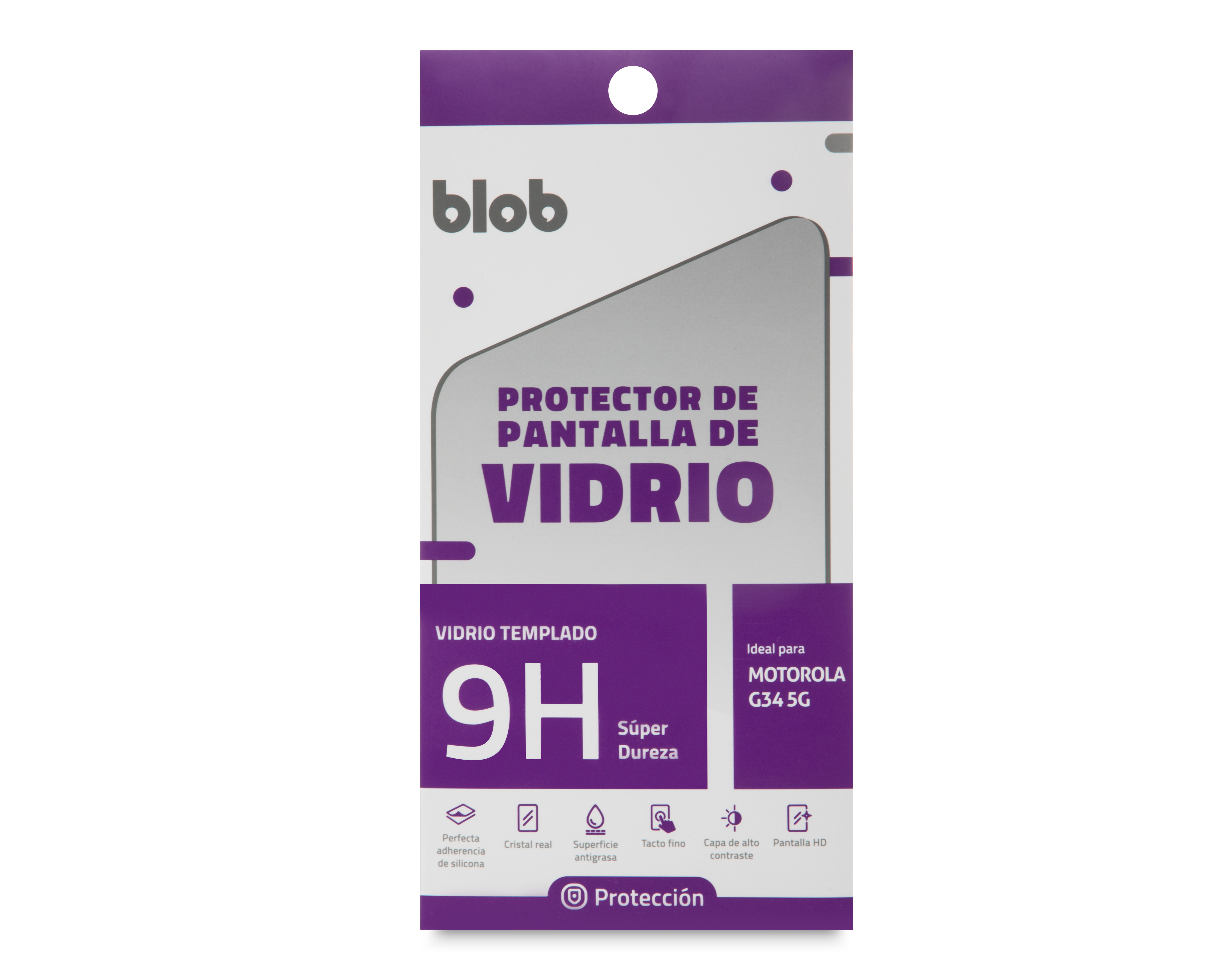 Foto 2 pulgar | Foto 1 | Protector de Pantalla Blob para Motorola Moto G34