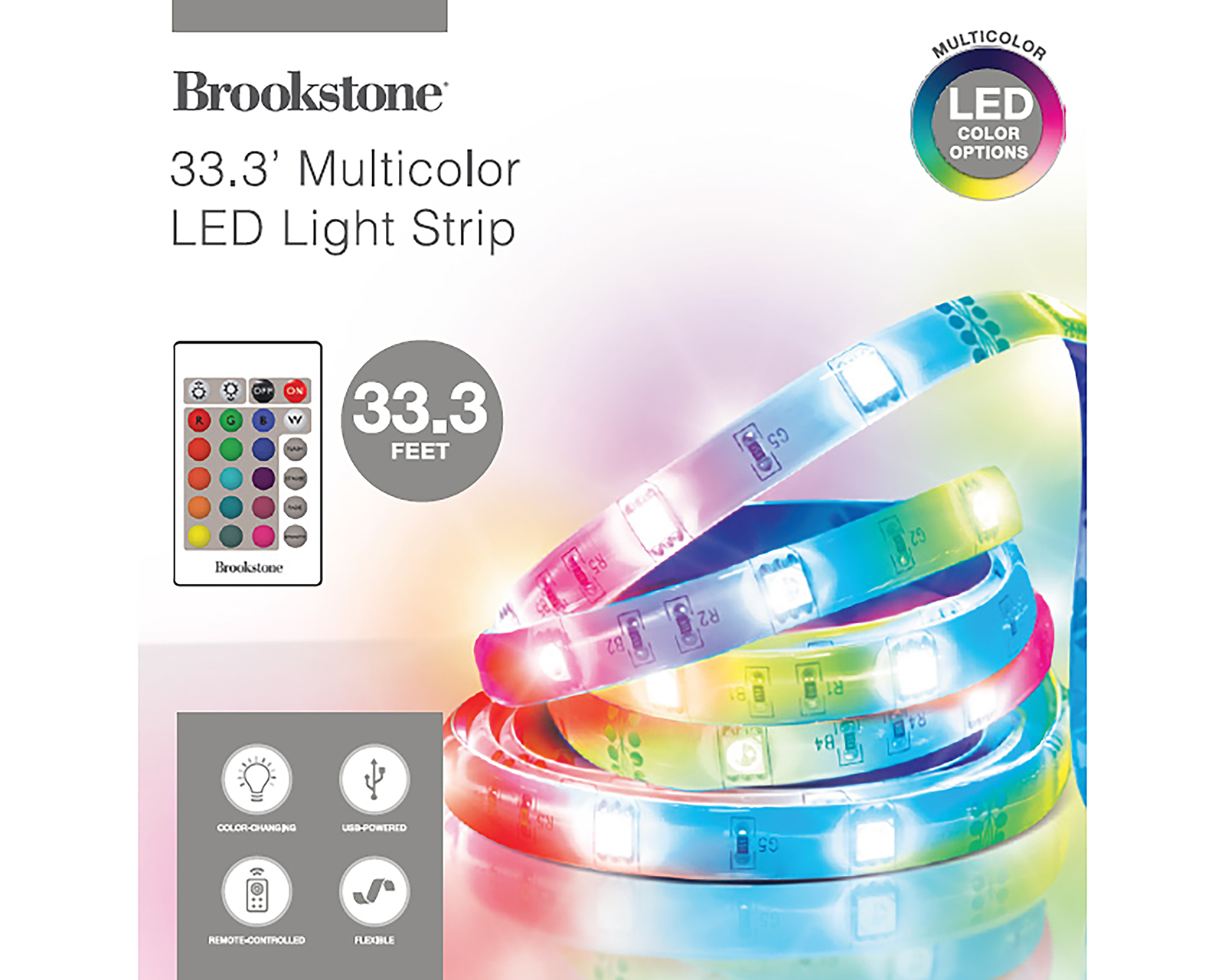 Foto 4 pulgar | Foto 3 | Luces LED Brookstone con Control Remoto 1.15 M