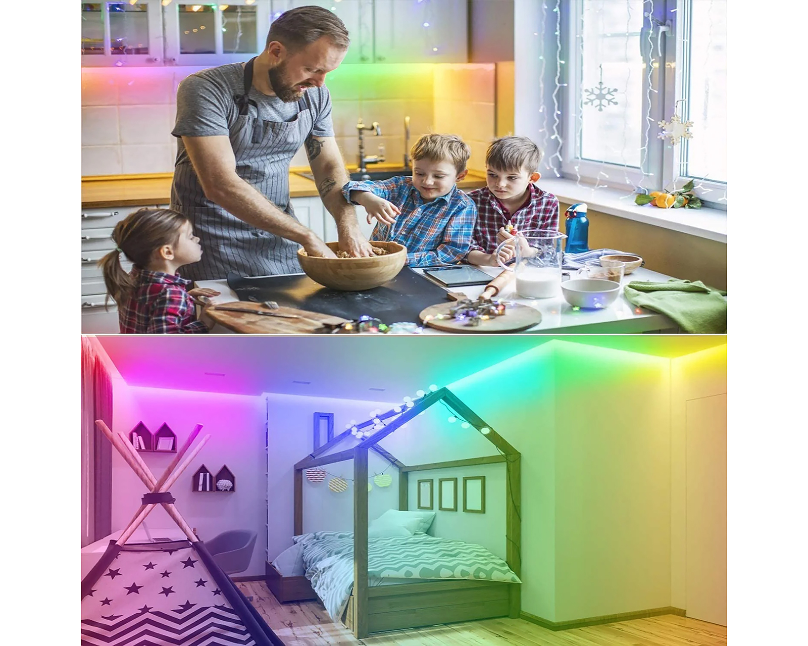 Foto 5 pulgar | Foto 4 | Luces LED Brookstone con Control Remoto 1.15 M