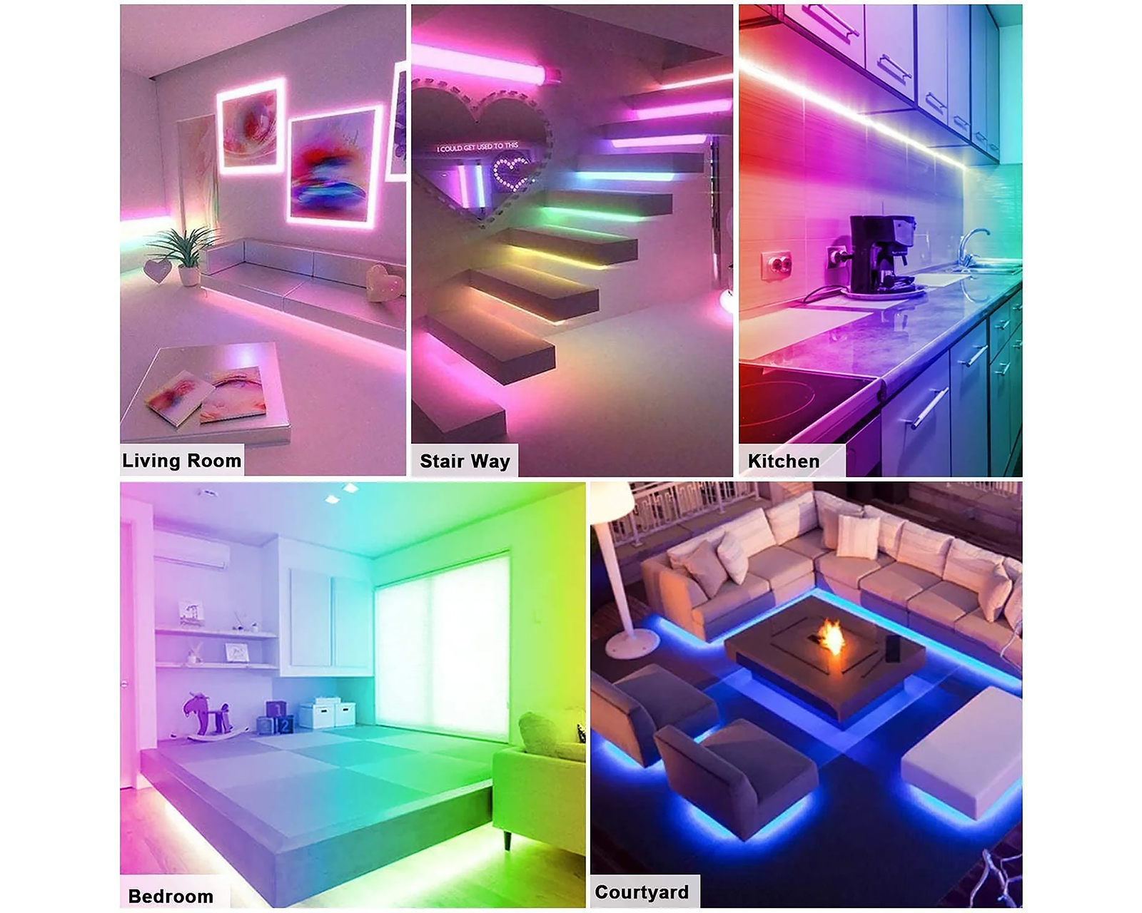 Foto 3 | Foto 3 | Luces LED Brookstone con Control Remoto 2.44 M