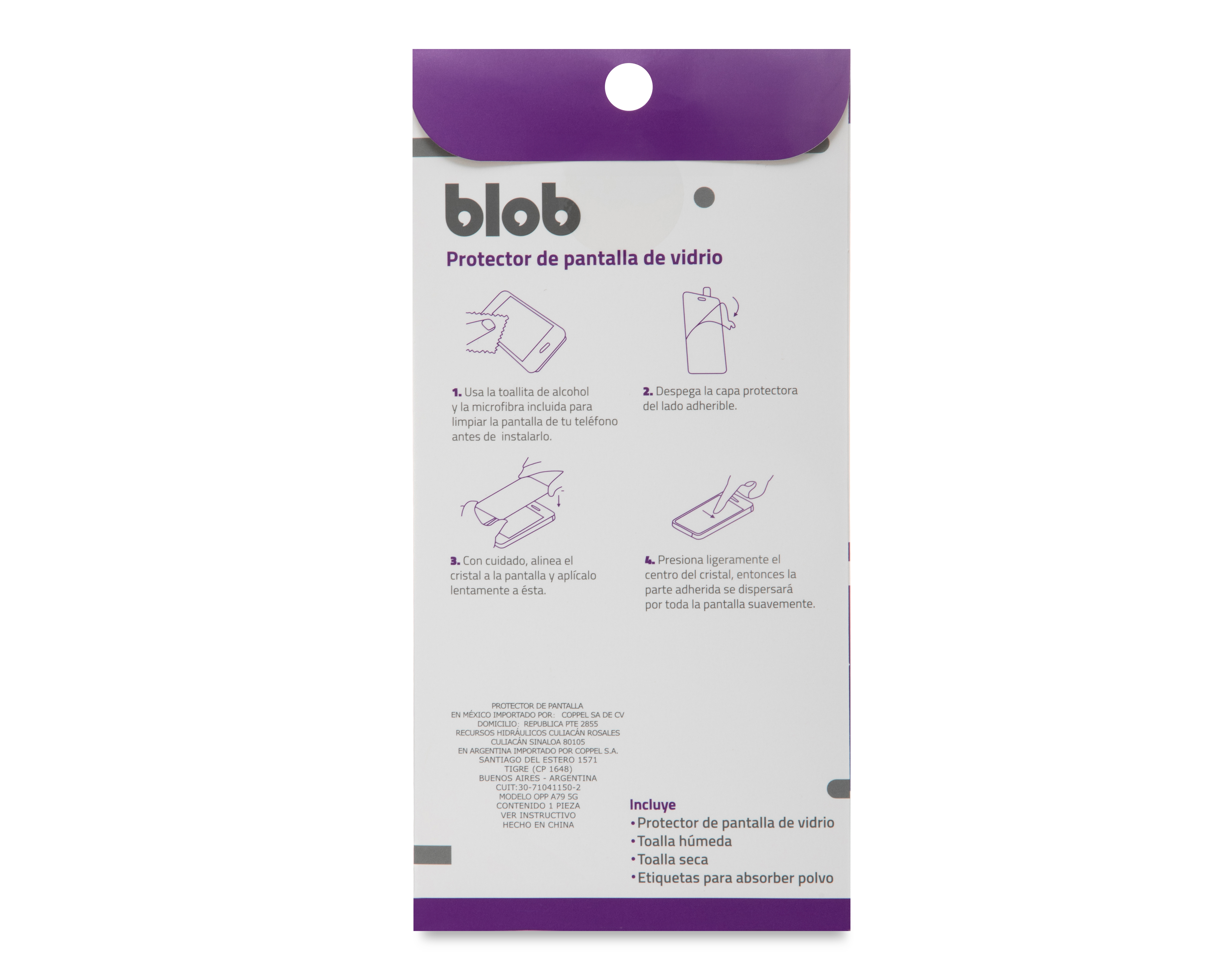 Foto 3 pulgar | Foto 2 | Protector de Pantalla Blob para Oppo A79 5G