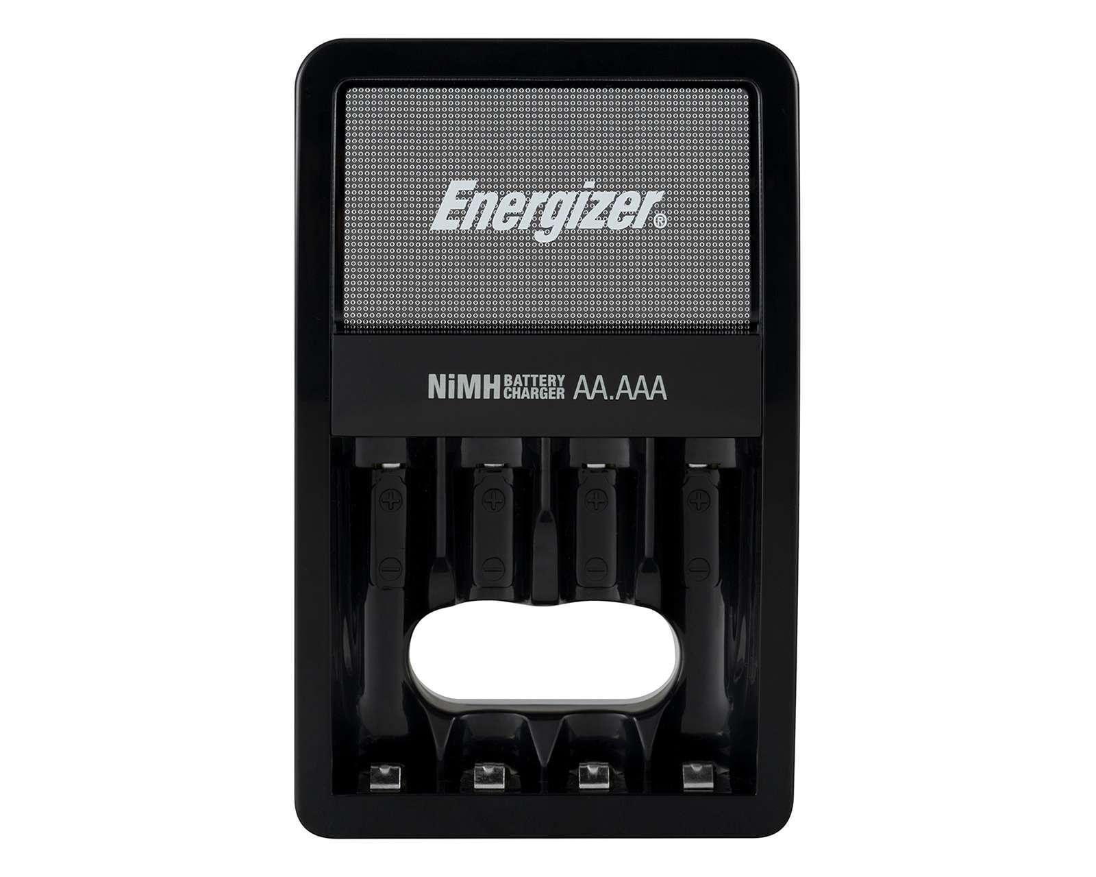 Cargador de Baterías Energizer AA + 2 Baterías Recargables Incluidas