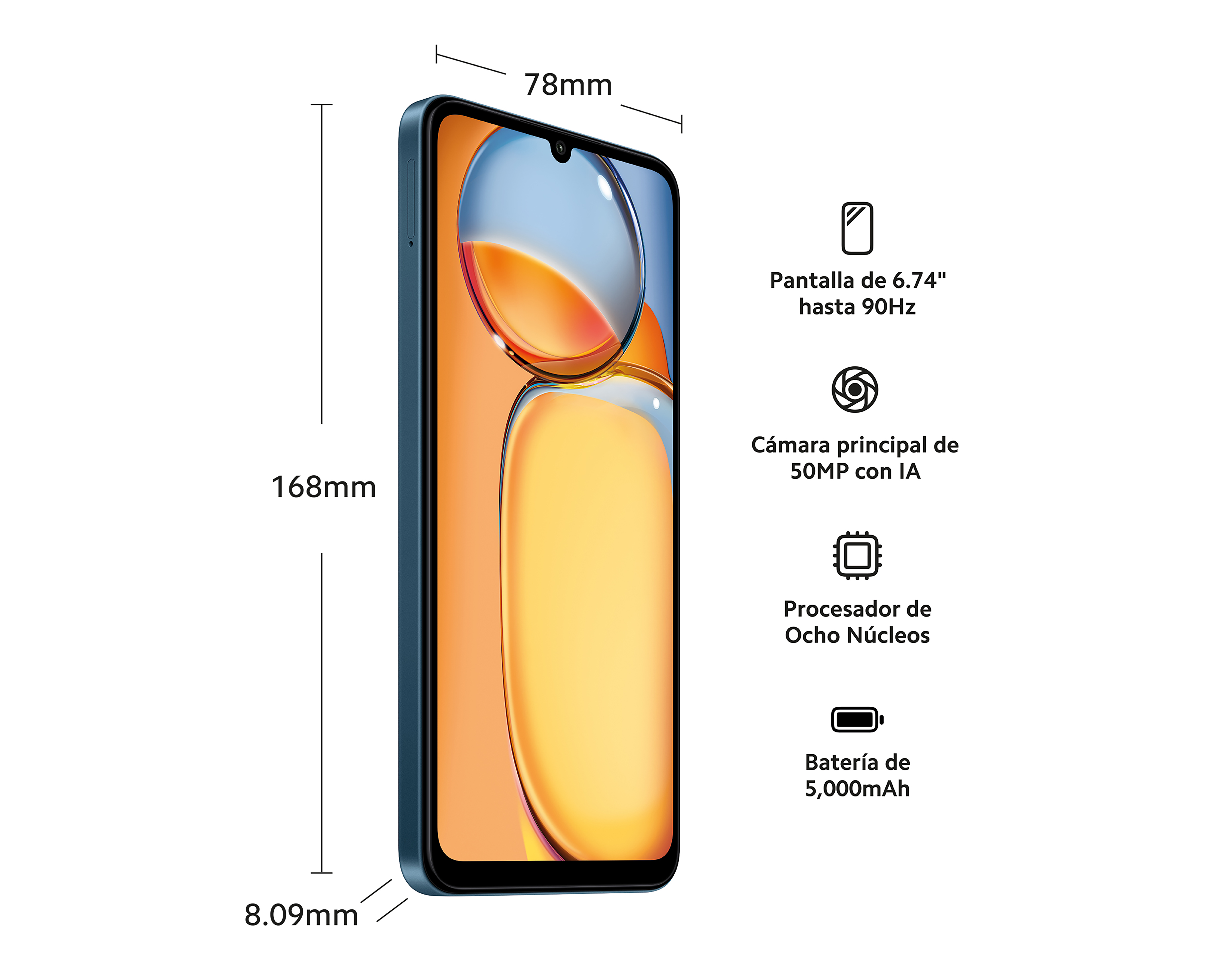 Foto 8 pulgar | Foto 7 | Telcel Xiaomi Redmi 13C 128 GB Azul