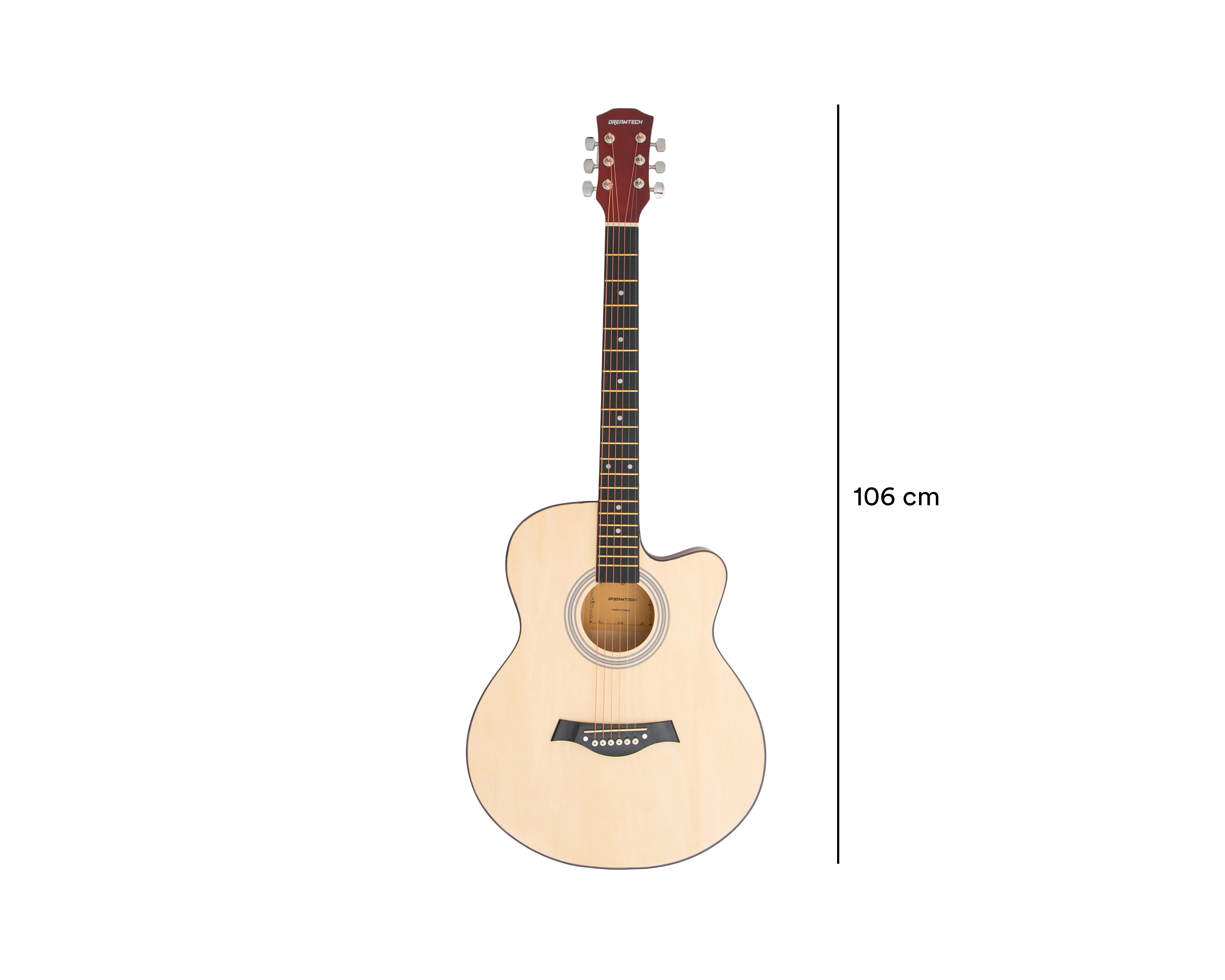 Foto 8 pulgar | Foto 7 | Guitarra Acústica Dreamtech DT-GA40 Beige