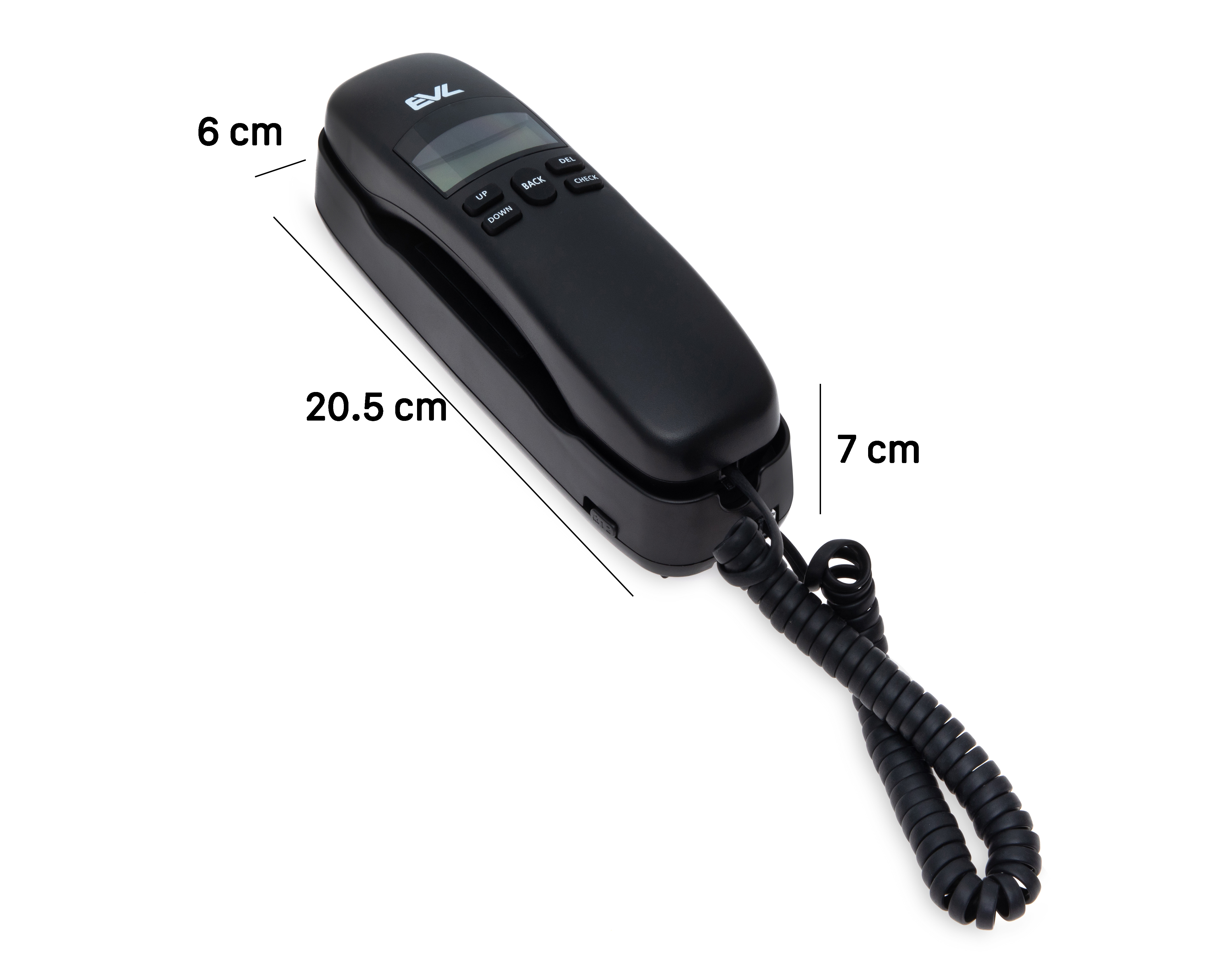 Foto 5 | Foto 5 | Teléfono Alámbrico EVL C13 Negro