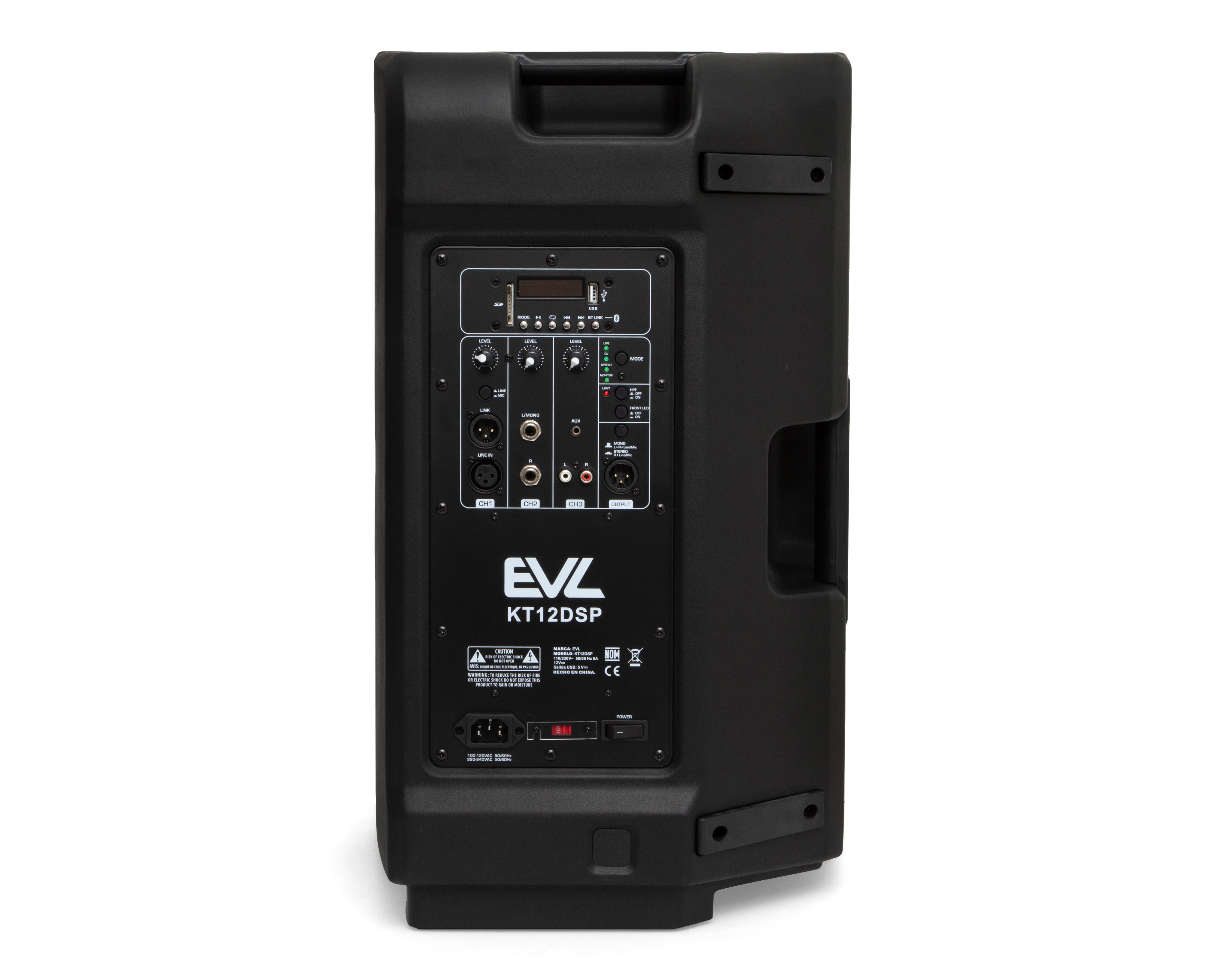 Foto 4 pulgar | Foto 3 | Bocina Bluetooth EVL KT12DSP 50 W con Luz