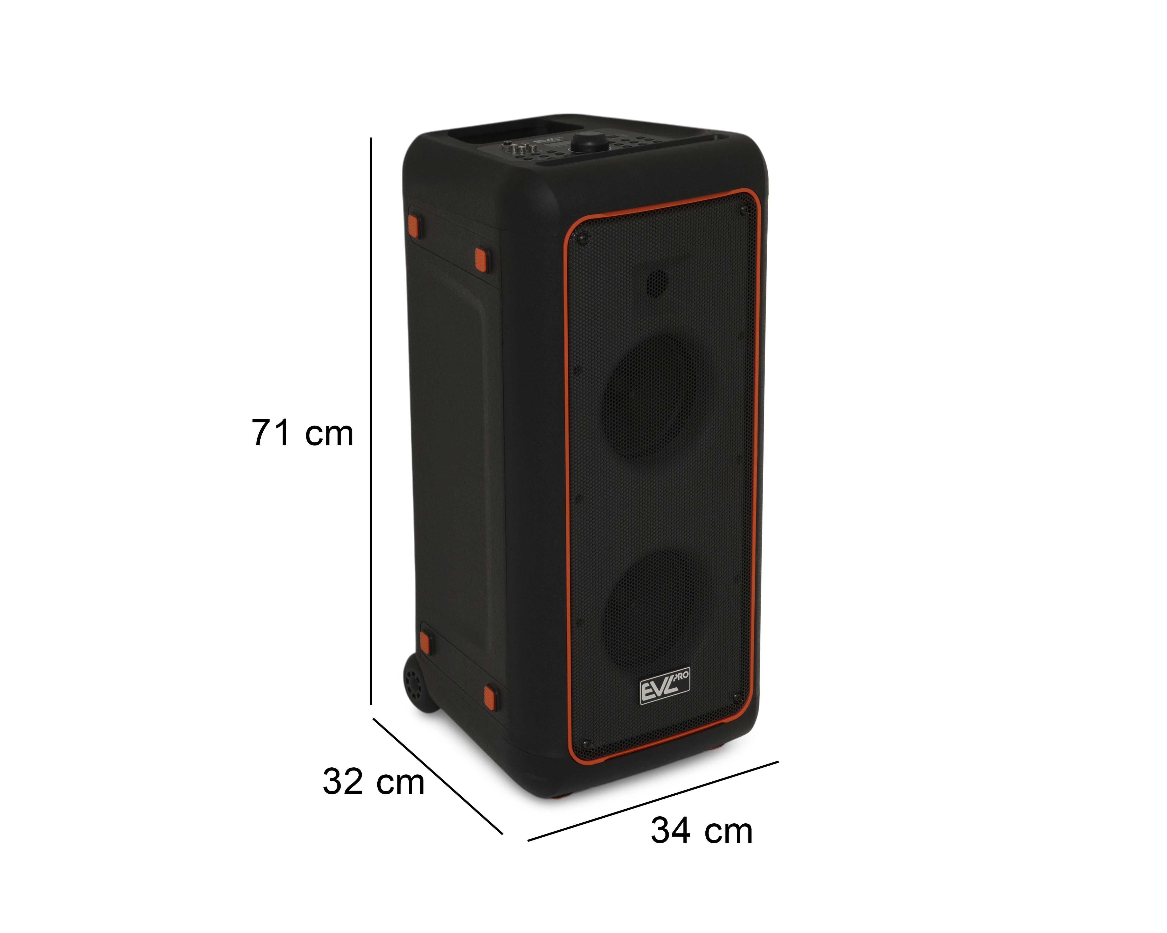 Foto 9 pulgar | Foto 8 | Bocina Bluetooth EVL PARTY650L 30000 W con Micrófono