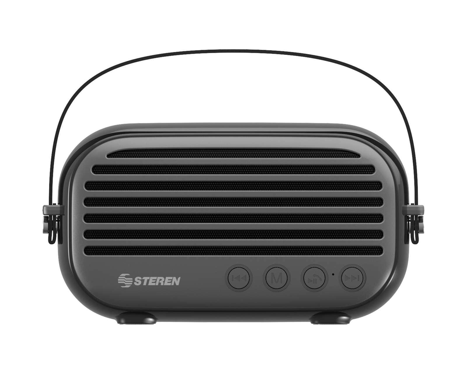 Bocina Bluetooth Portátil Steren BOC-079BTN con Radio FM