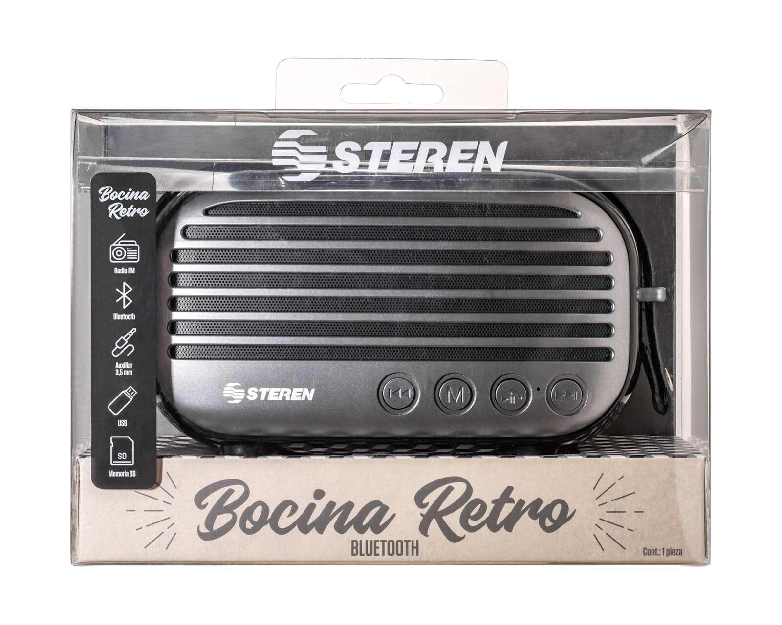 Foto 5 | Foto 4 | Bocina Bluetooth Portátil Steren BOC-079BTN con Radio FM