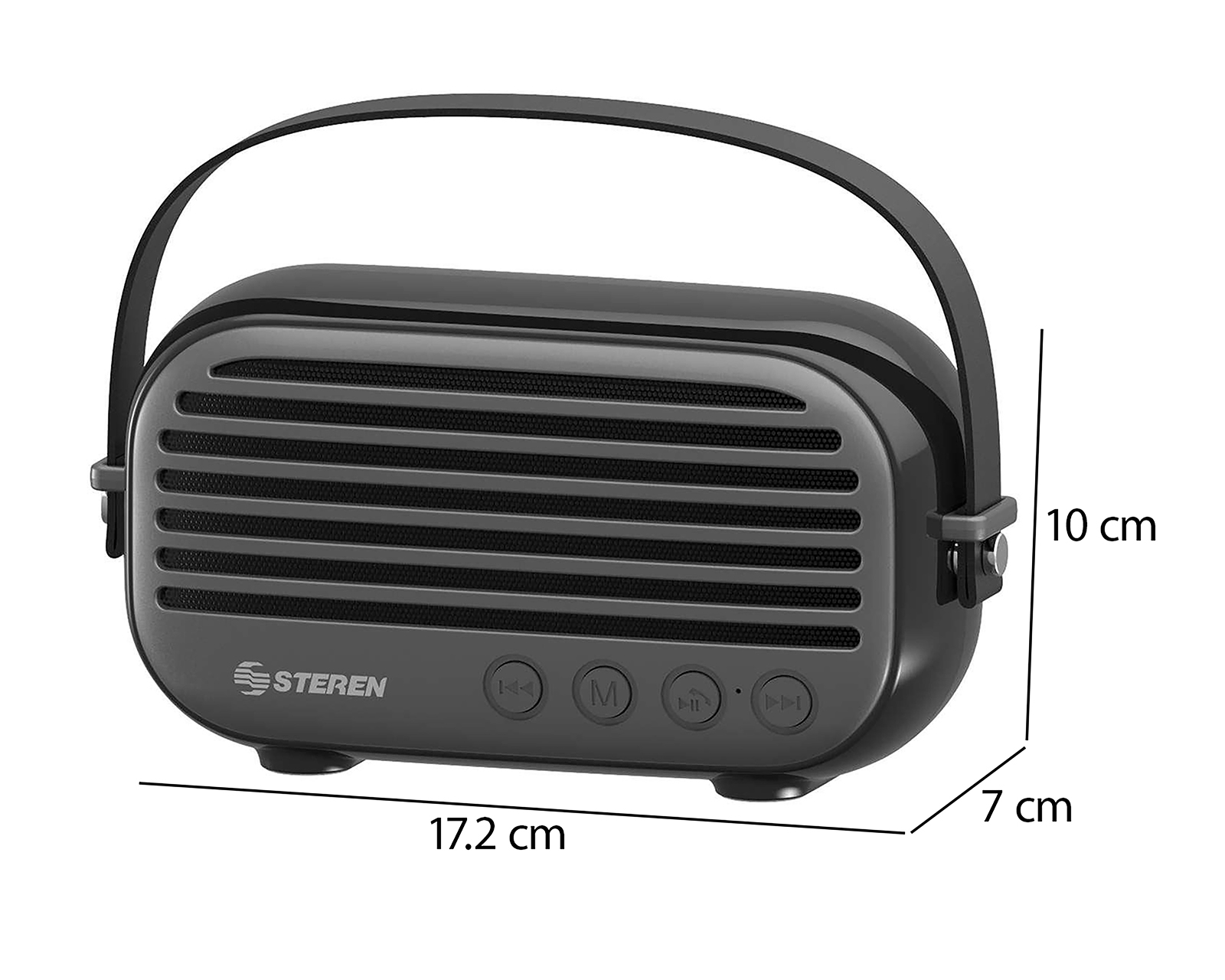 Foto 7 | Foto 6 | Bocina Bluetooth Portátil Steren BOC-079BTN con Radio FM