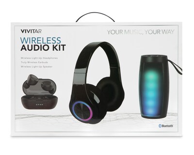 Foto 6 | Foto 6 | Audífonos y Bocina Inalámbricos Vivitar Bluetooth V80013