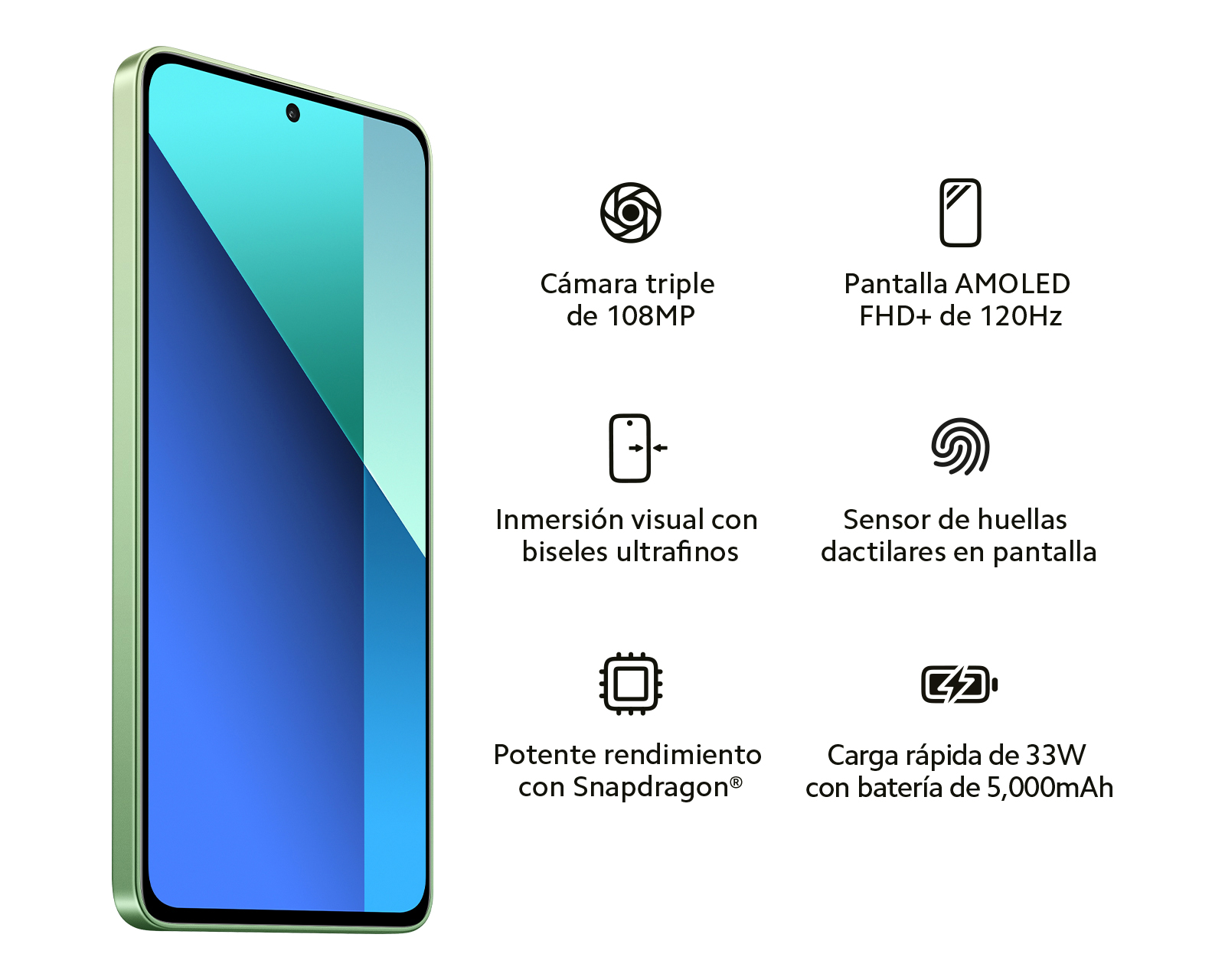 Foto 5 pulgar | Foto 4 | Telcel Xiaomi Redmi Note 13 256 GB Verde
