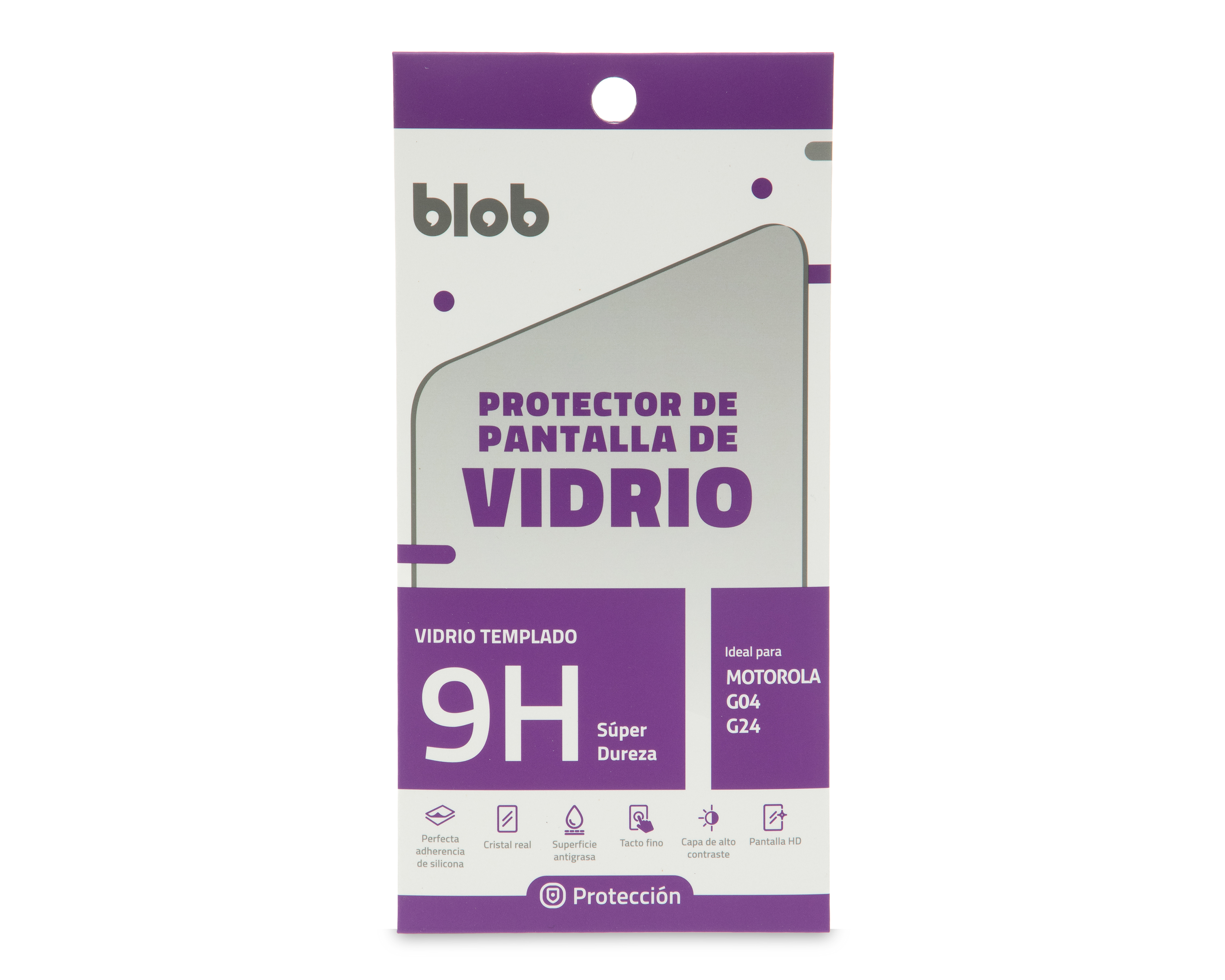 Foto 2 pulgar | Foto 1 | Protector de Pantalla Blob para Motorola G04 y G24