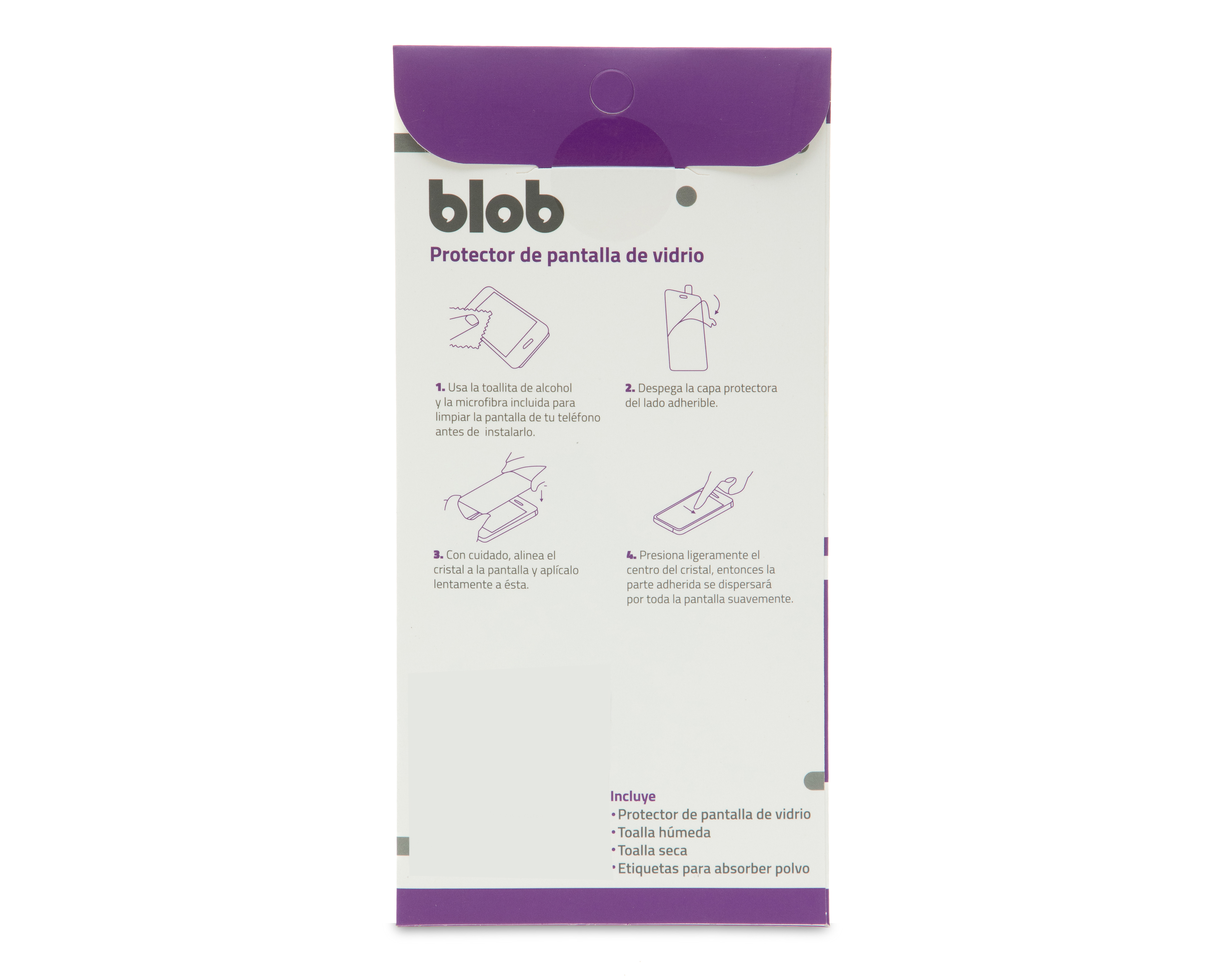 Foto 3 pulgar | Foto 2 | Protector de Pantalla Blob para Xiaomi Redmi Note 13 Pro 4G