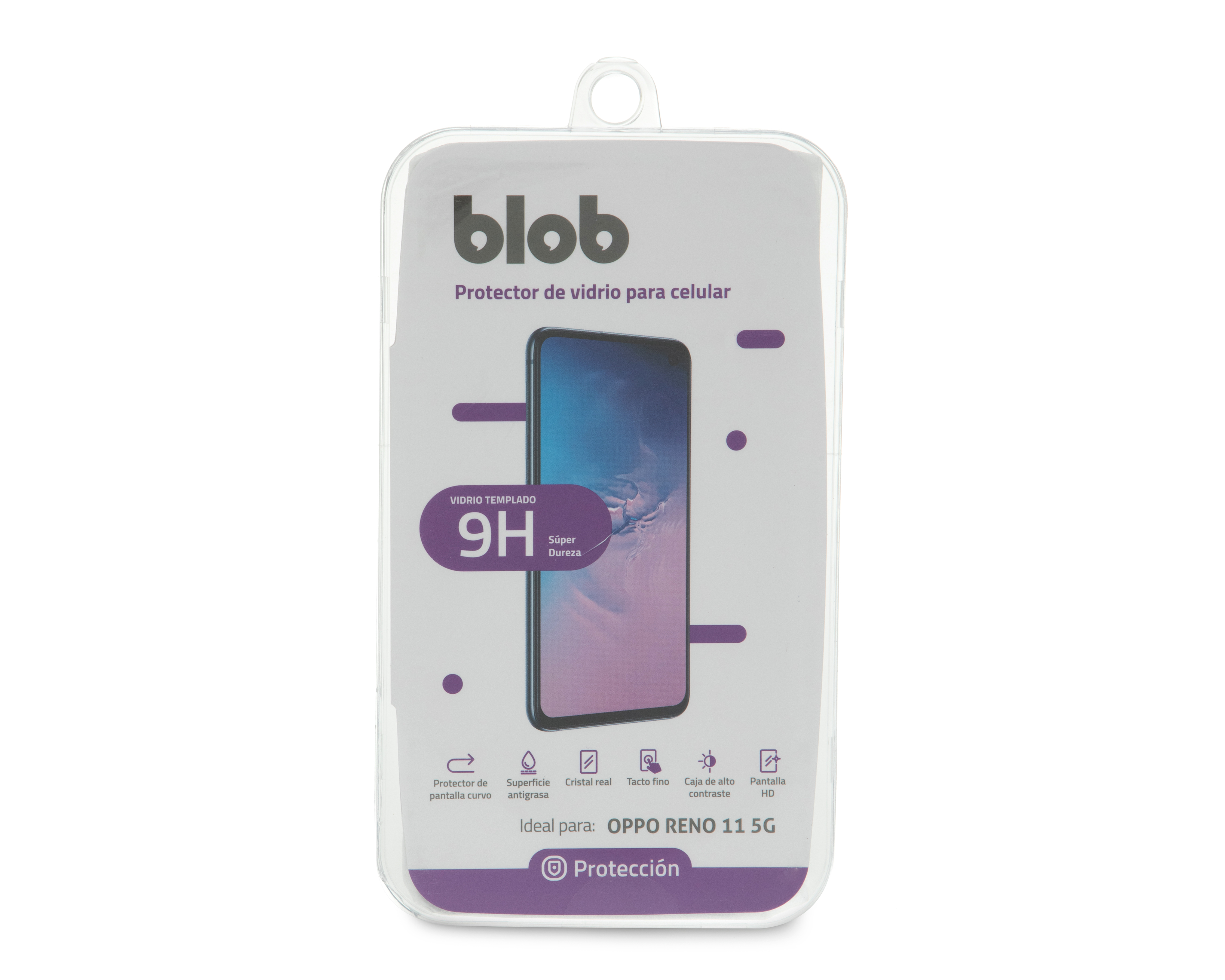 Foto 2 pulgar | Foto 1 | Protector de Pantalla Blob para OPPO Reno 11 5G