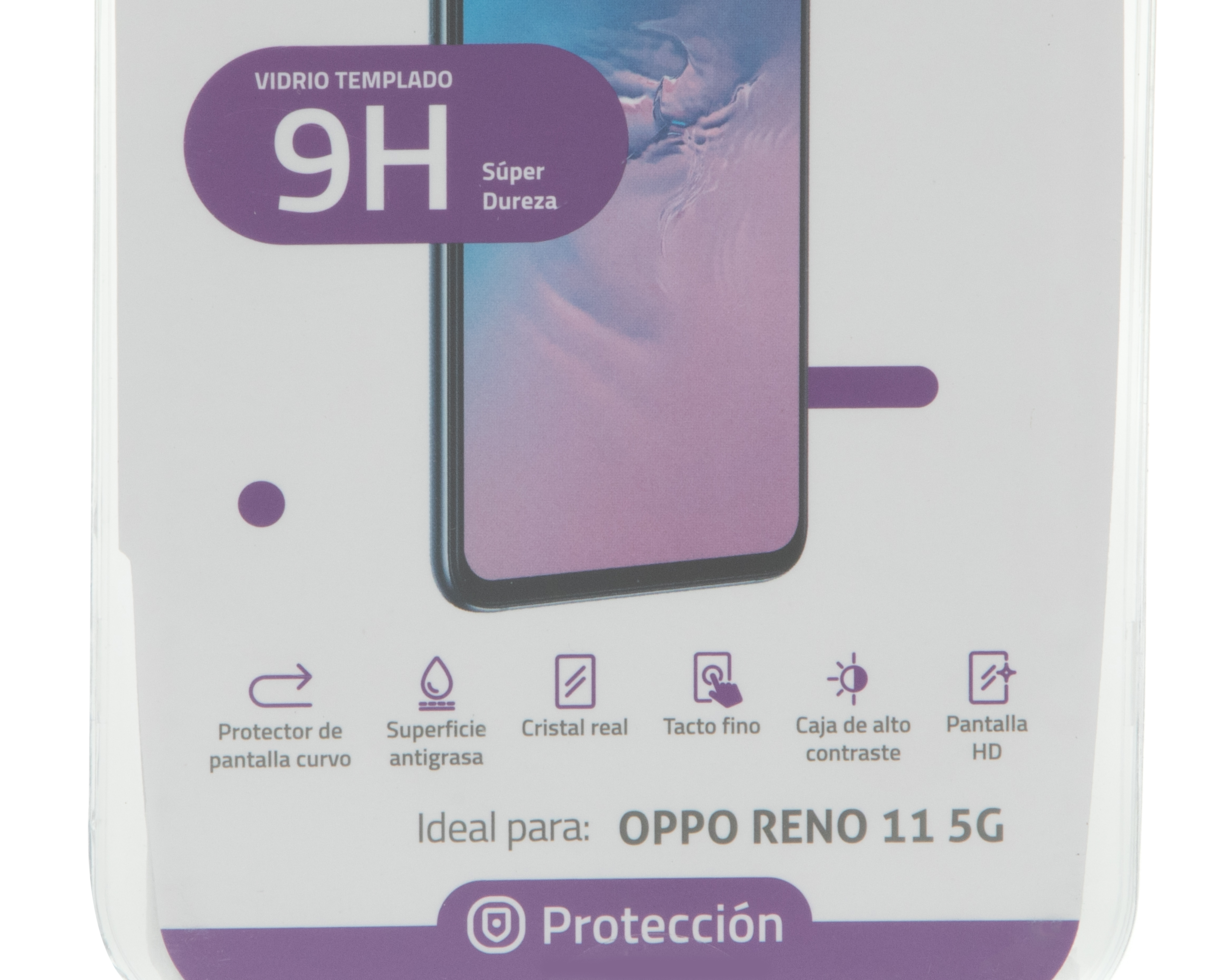 Foto 4 pulgar | Foto 3 | Protector de Pantalla Blob para OPPO Reno 11 5G