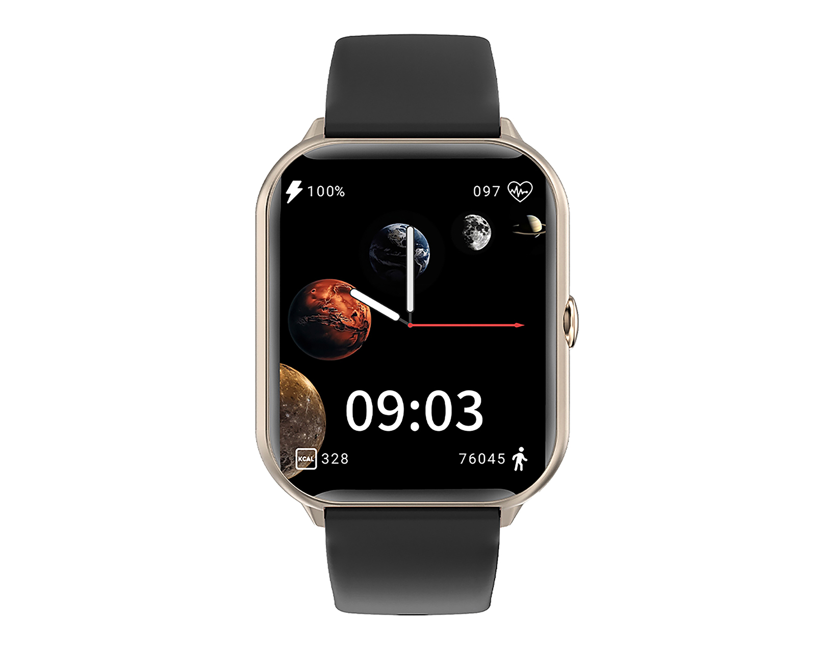 Foto 2 pulgar | Foto 1 | Smartwatch STF Kronos Blaze Negro