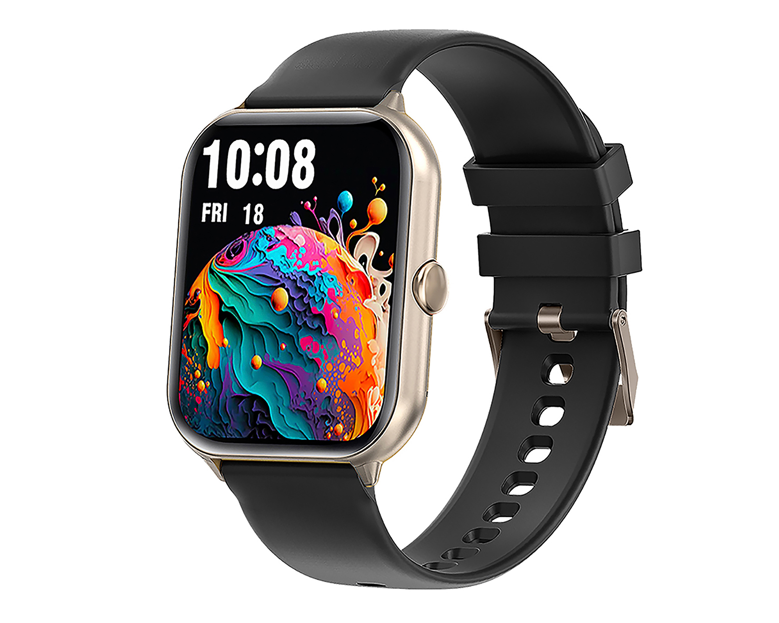 Foto 4 pulgar | Foto 3 | Smartwatch STF Kronos Blaze Negro