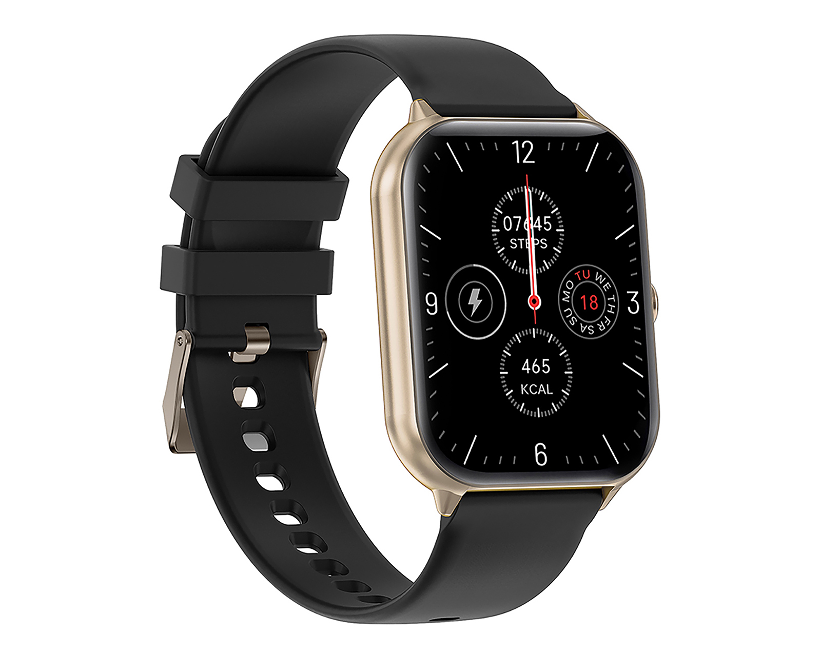 Foto 5 pulgar | Foto 4 | Smartwatch STF Kronos Blaze Negro