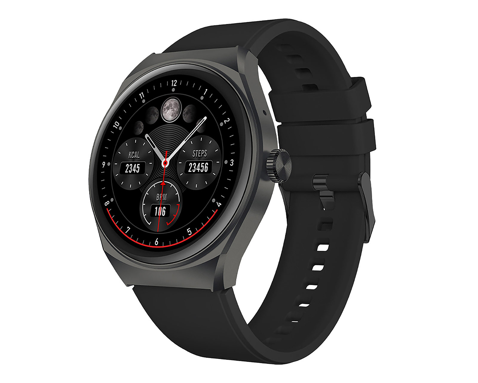 Foto 4 pulgar | Foto 3 | Smartwatch STF Kronos Trek Negro