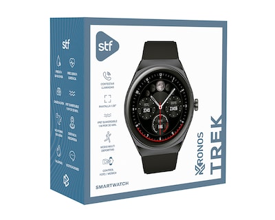 Foto 8 | Foto 8 | Smartwatch STF Kronos Trek Negro