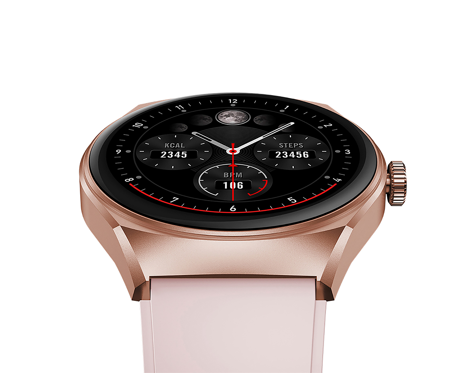 Foto 5 pulgar | Foto 4 | Smartwatch STF Kronos Trek Rosa