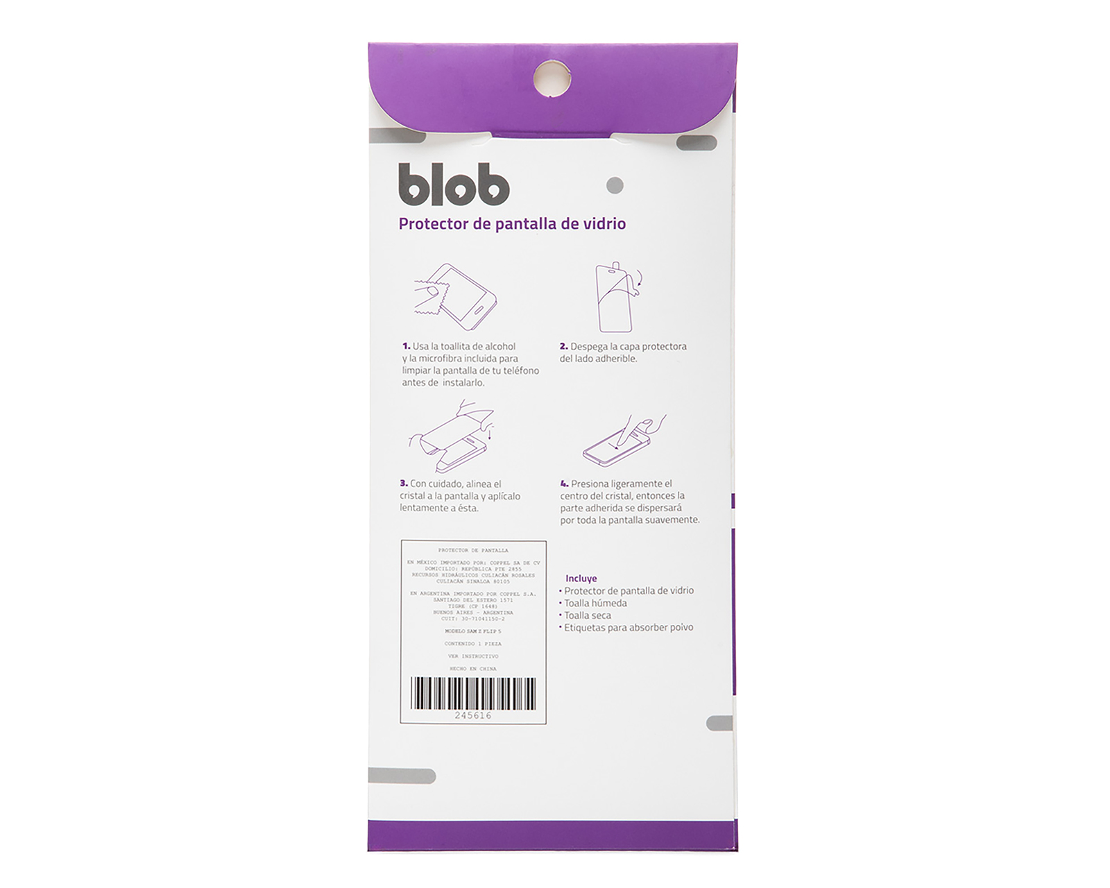 Foto 2 | Foto 2 | Protector de Pantalla Blob para Samsung Z Flip 5