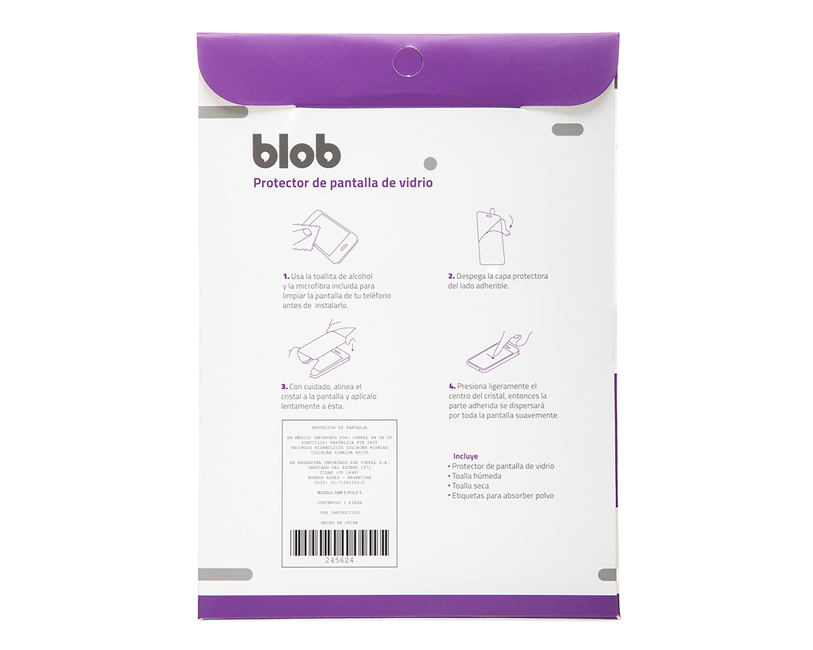 Foto 2 | Foto 2 | Protector de Pantalla Blob Samsung Z Fold 5