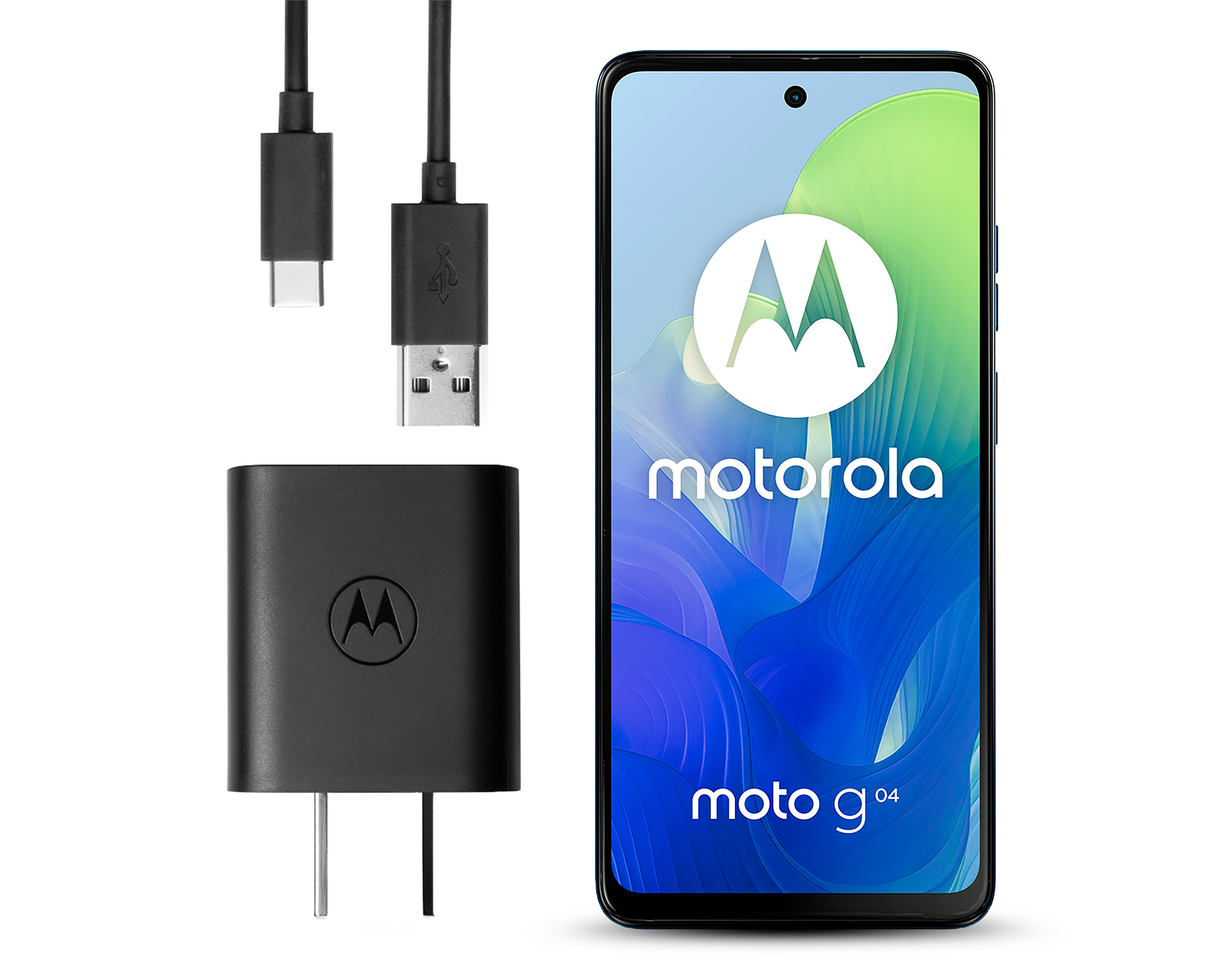 Foto 7 pulgar | Foto 6 | Movistar Motorola Moto G04 128 GB Azul