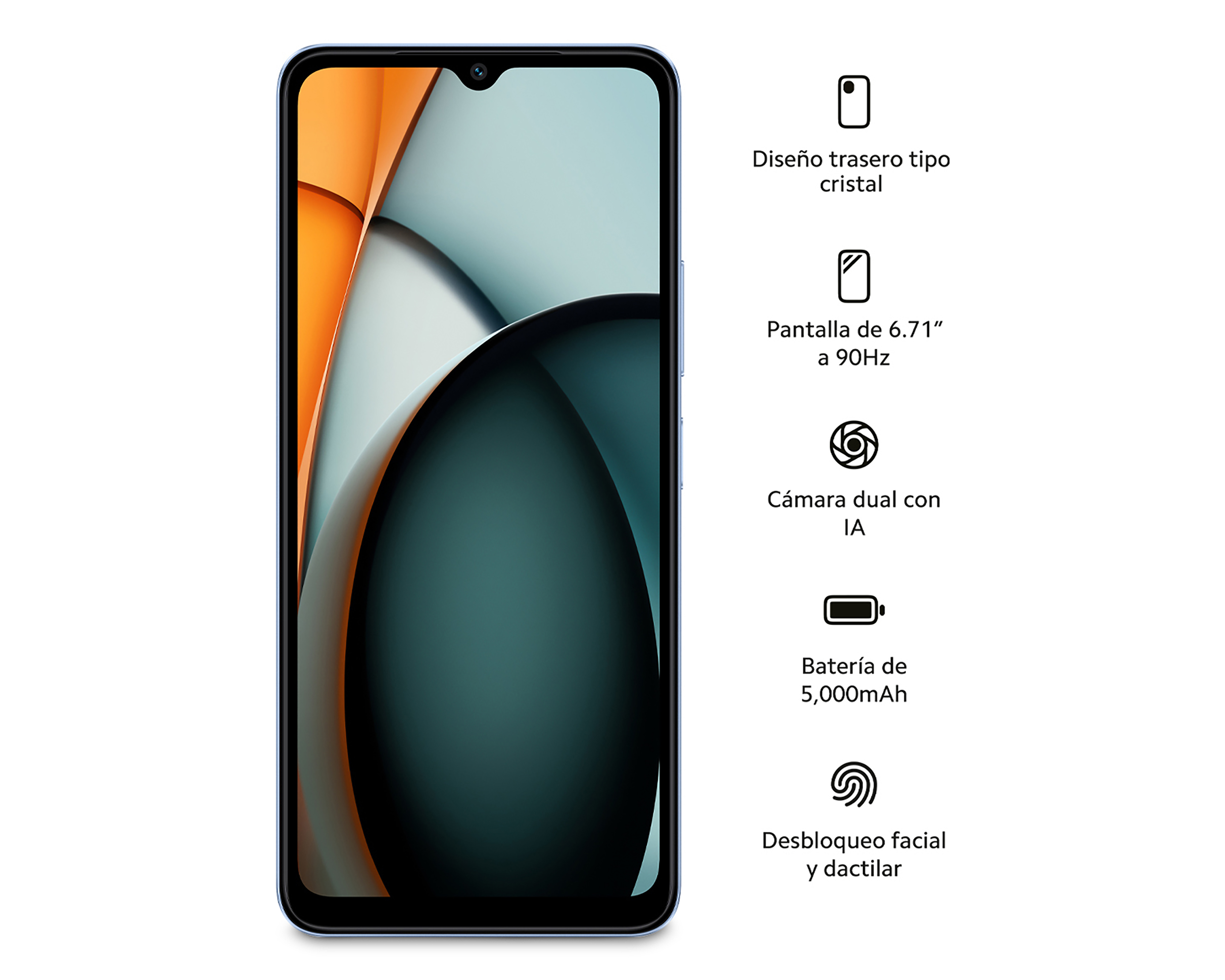 Foto 4 pulgar | Foto 3 | Celular Xiaomi Liberado Redmi A3 64 GB Azul